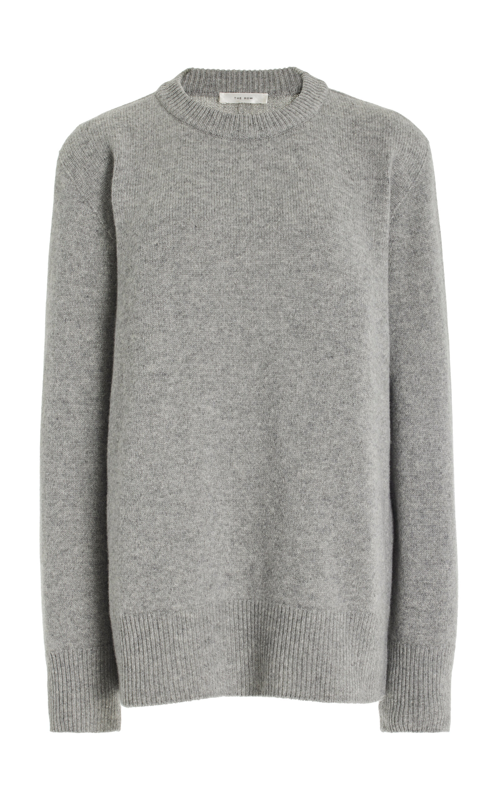 The Row Kensington Cashmere Turtleneck Sweater In Grey