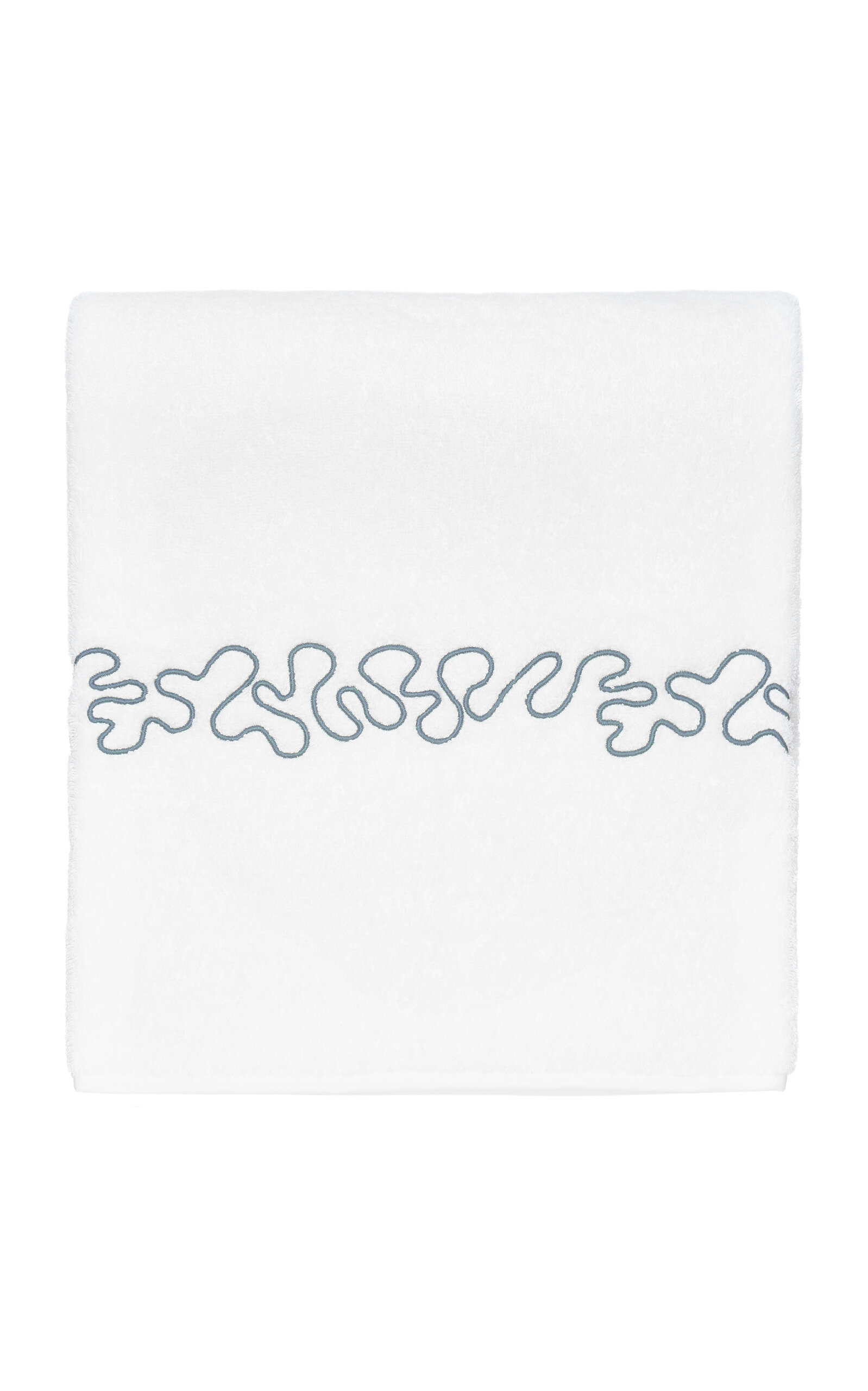 Vis-a-vis Paris Abyss Terry Bath Towel In Blue