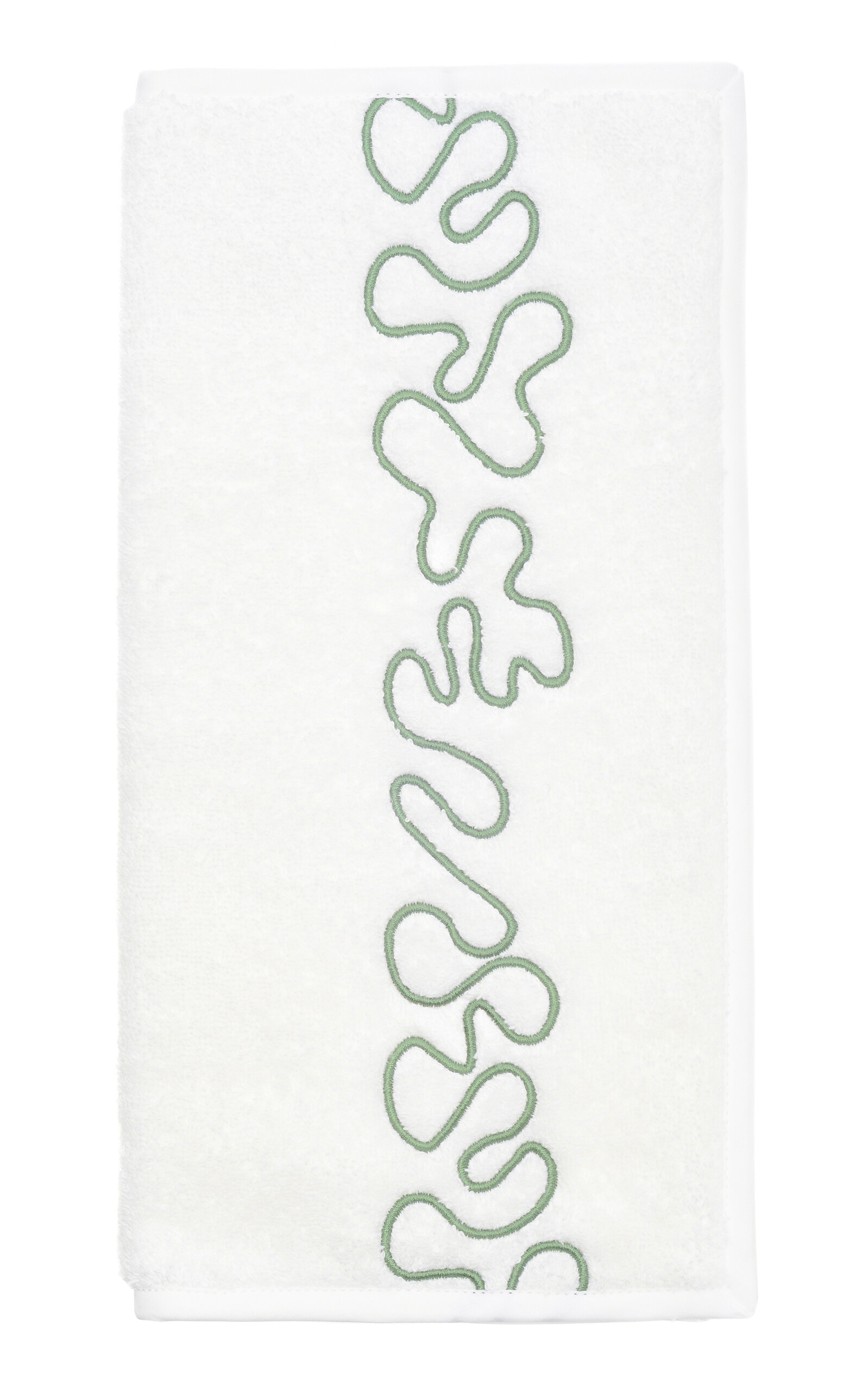 Vis-a-vis Paris Abyss Terry Face Towel In Green