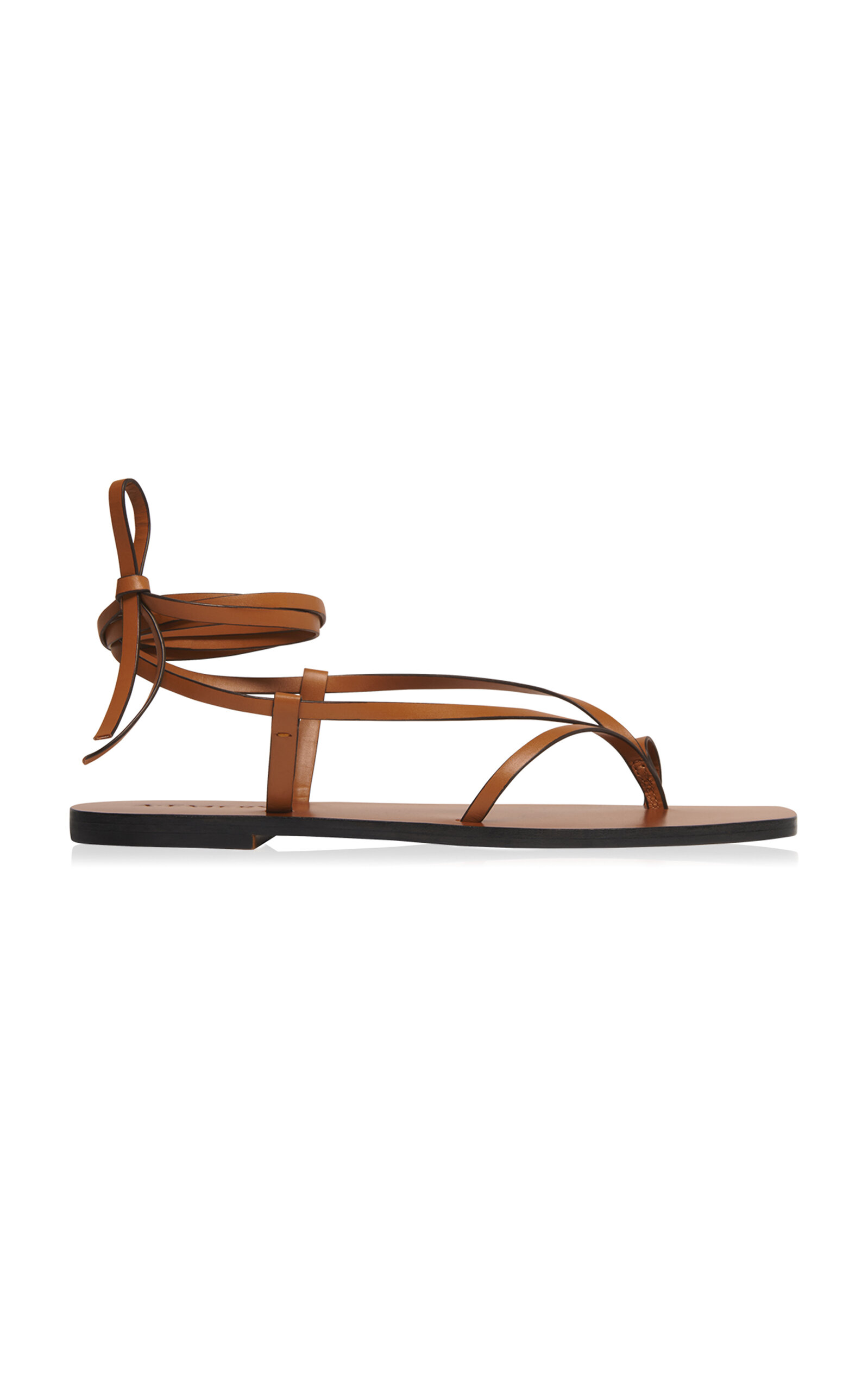 A.emery Nolan Leather Sandals In Brown