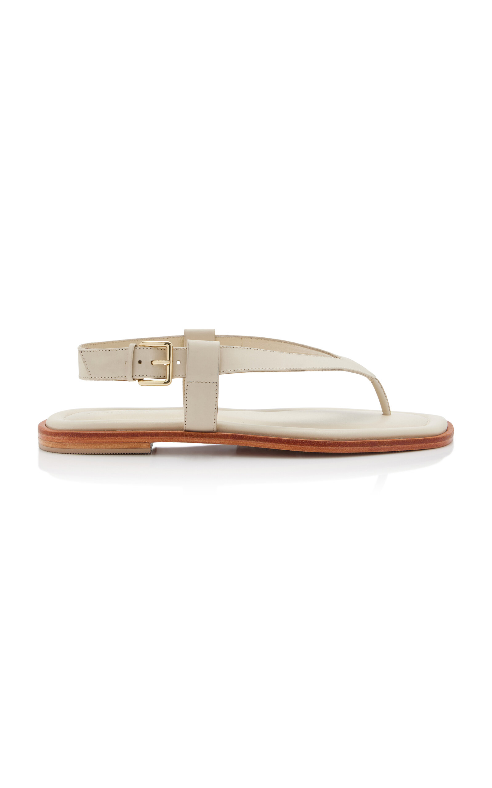 A.emery Annushka Leather Sandals In Ivory