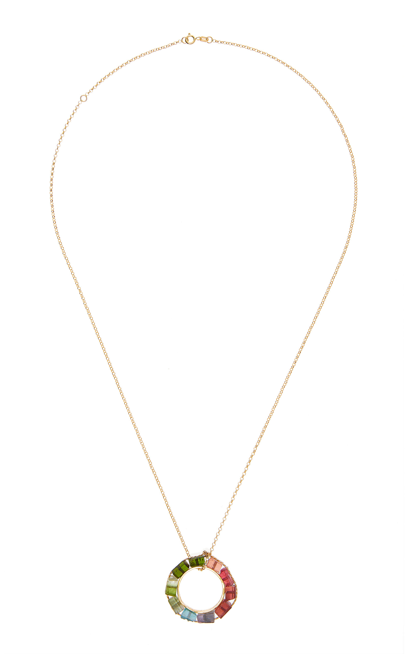 Kika Alvarenga Women's 18K Gold And Tourmaline Necklace