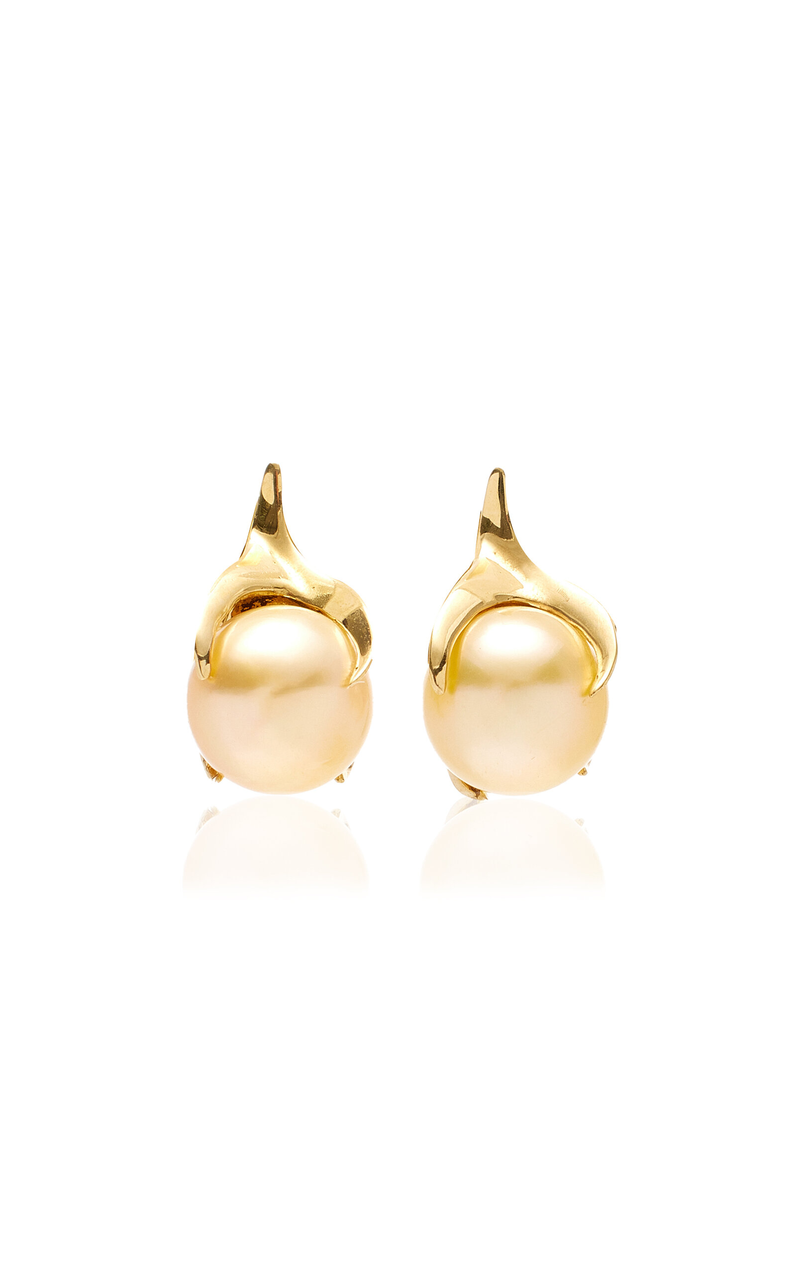 Kika Alvarenga Women's Brinco 18K Gold Pearl Earrings