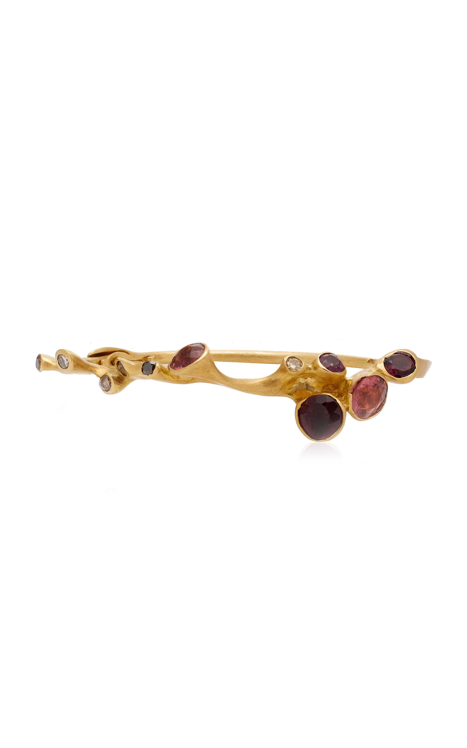 Kika Alvarenga Women's Flor 18K Gold Tourmaline; And Diamond Bracelet