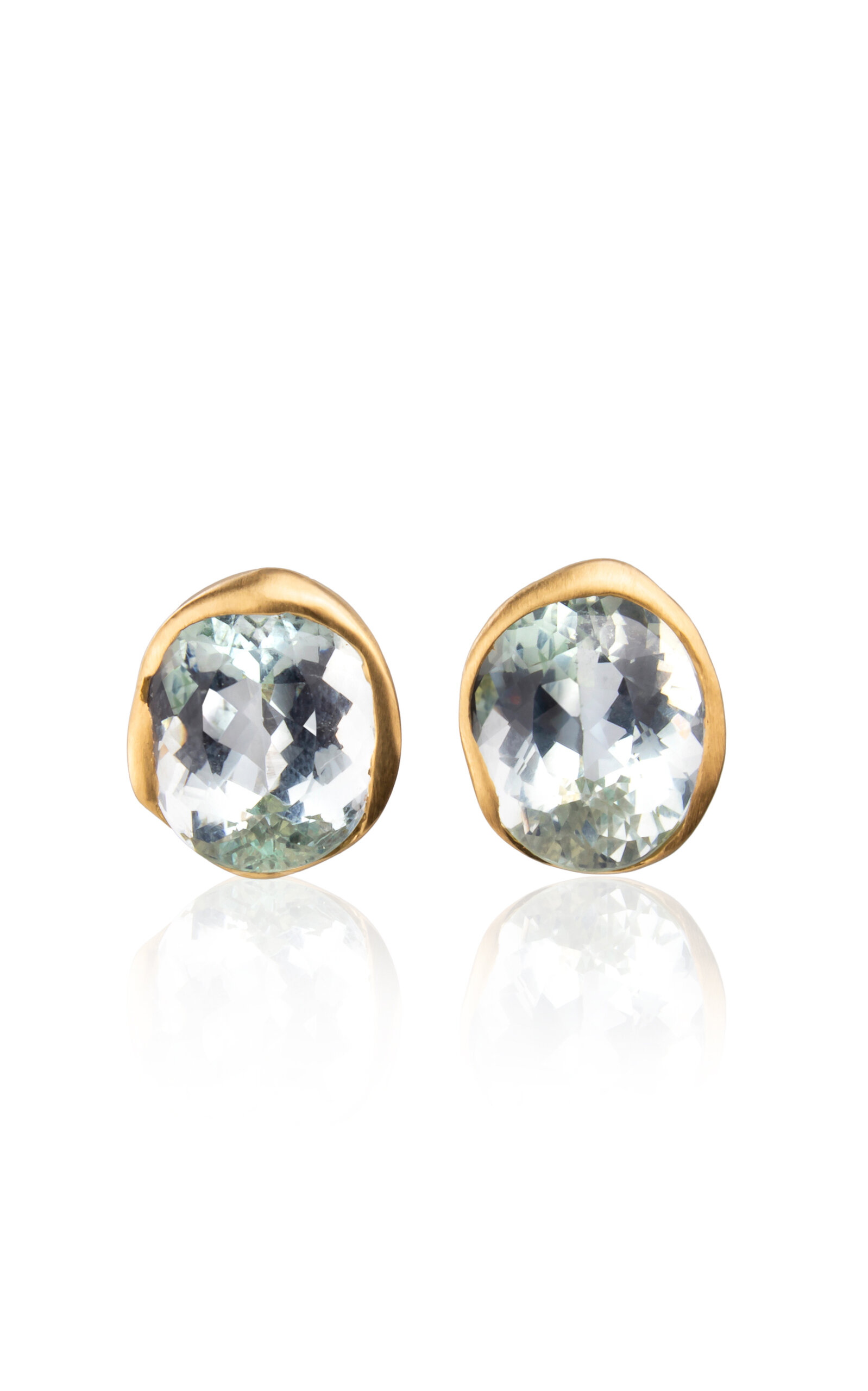 Kika Alvarenga Women's Brinco Uno 18K Gold Stud Earrings