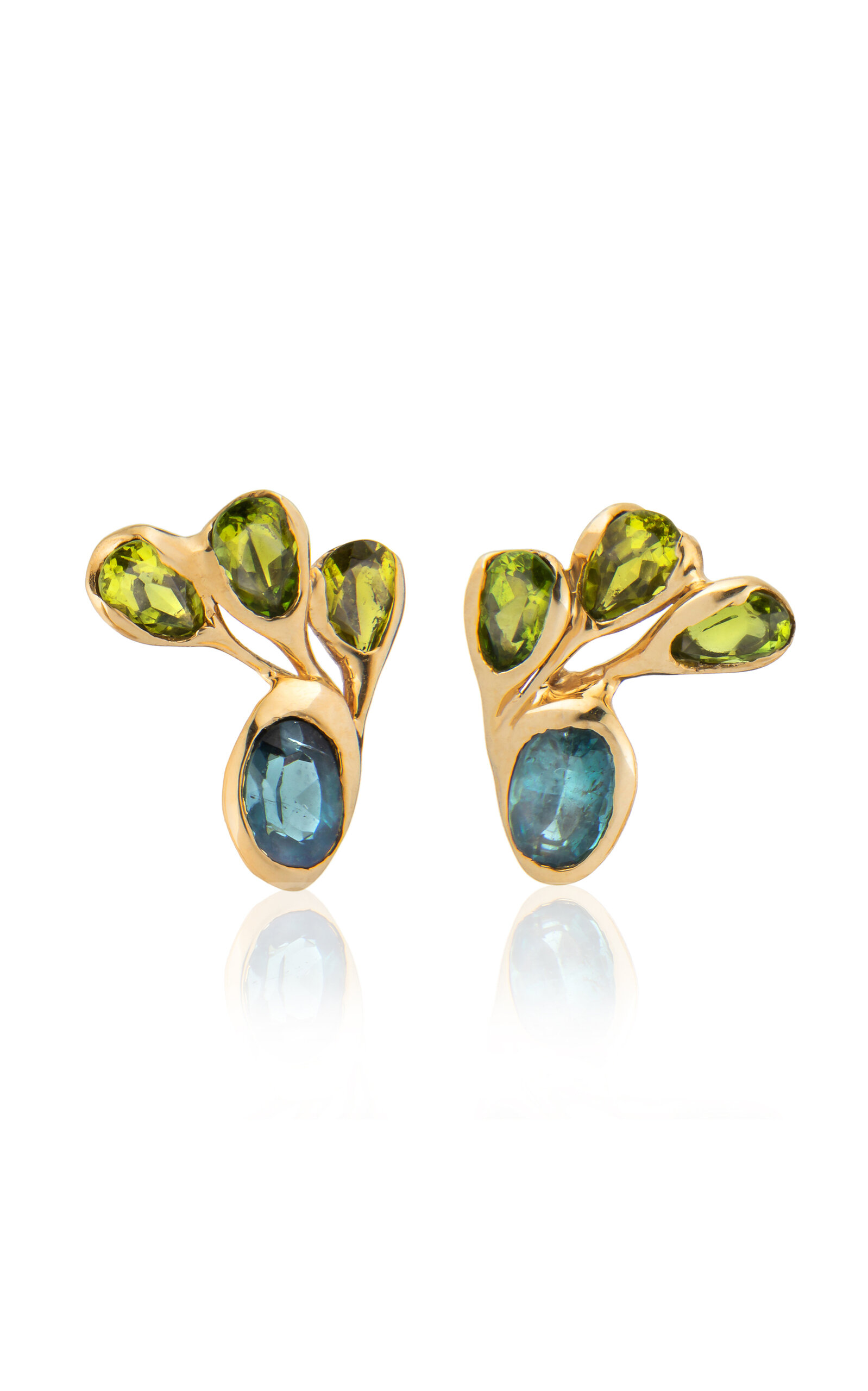 Kika Alvarenga Women's Asa Tourmaline 18K Gold Earrings