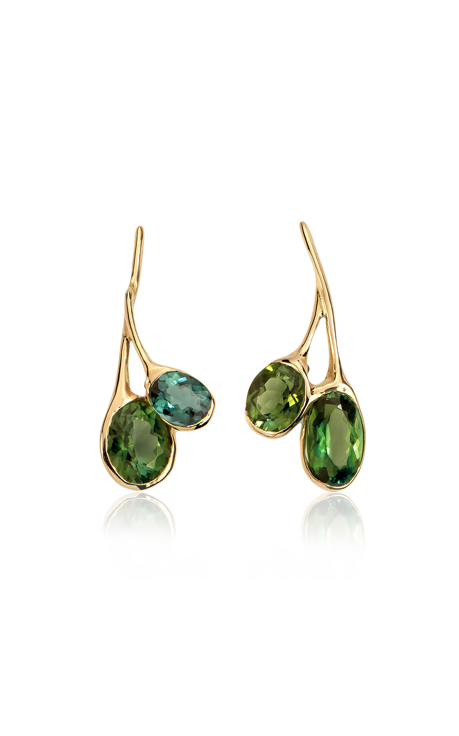 Kika Alvarenga Women's Radial Grande 18K Gold Earrings