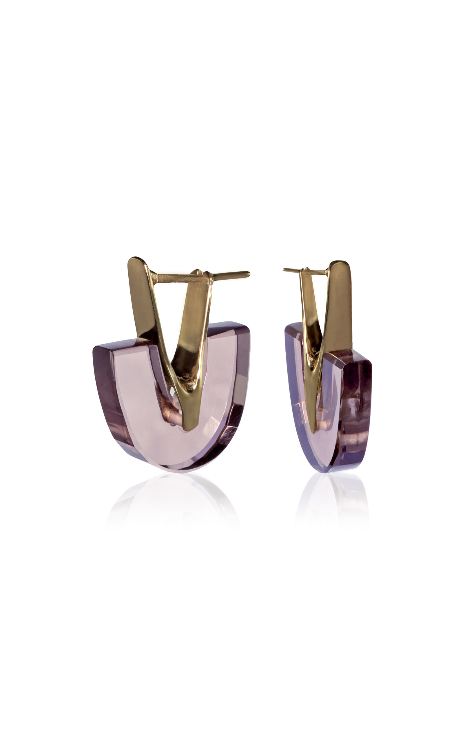 Kika Alvarenga Women's Facetas 18K Gold Earrings