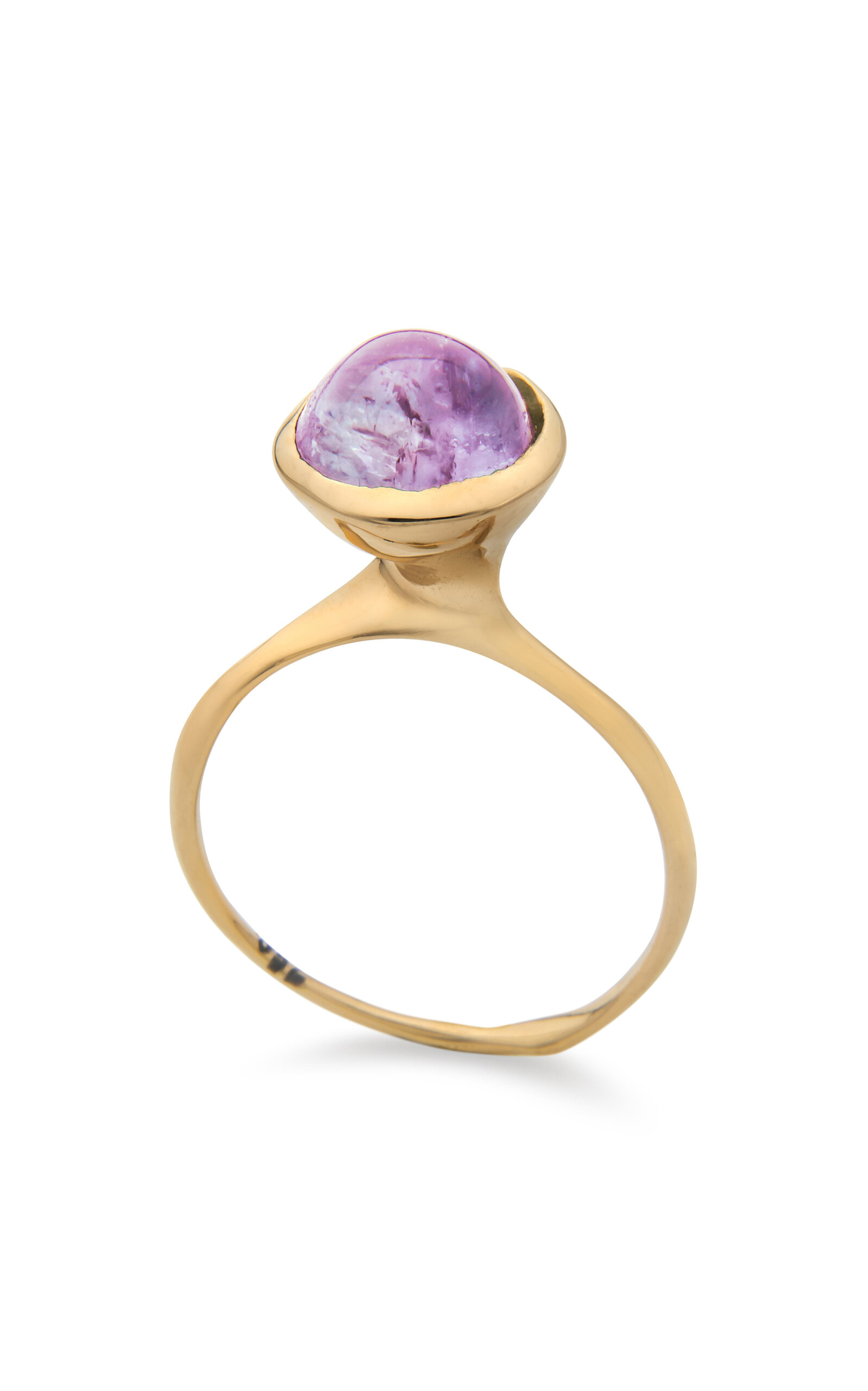 Kika Alvarenga Women's Alianca Flor 18K Gold Amethyst Ring