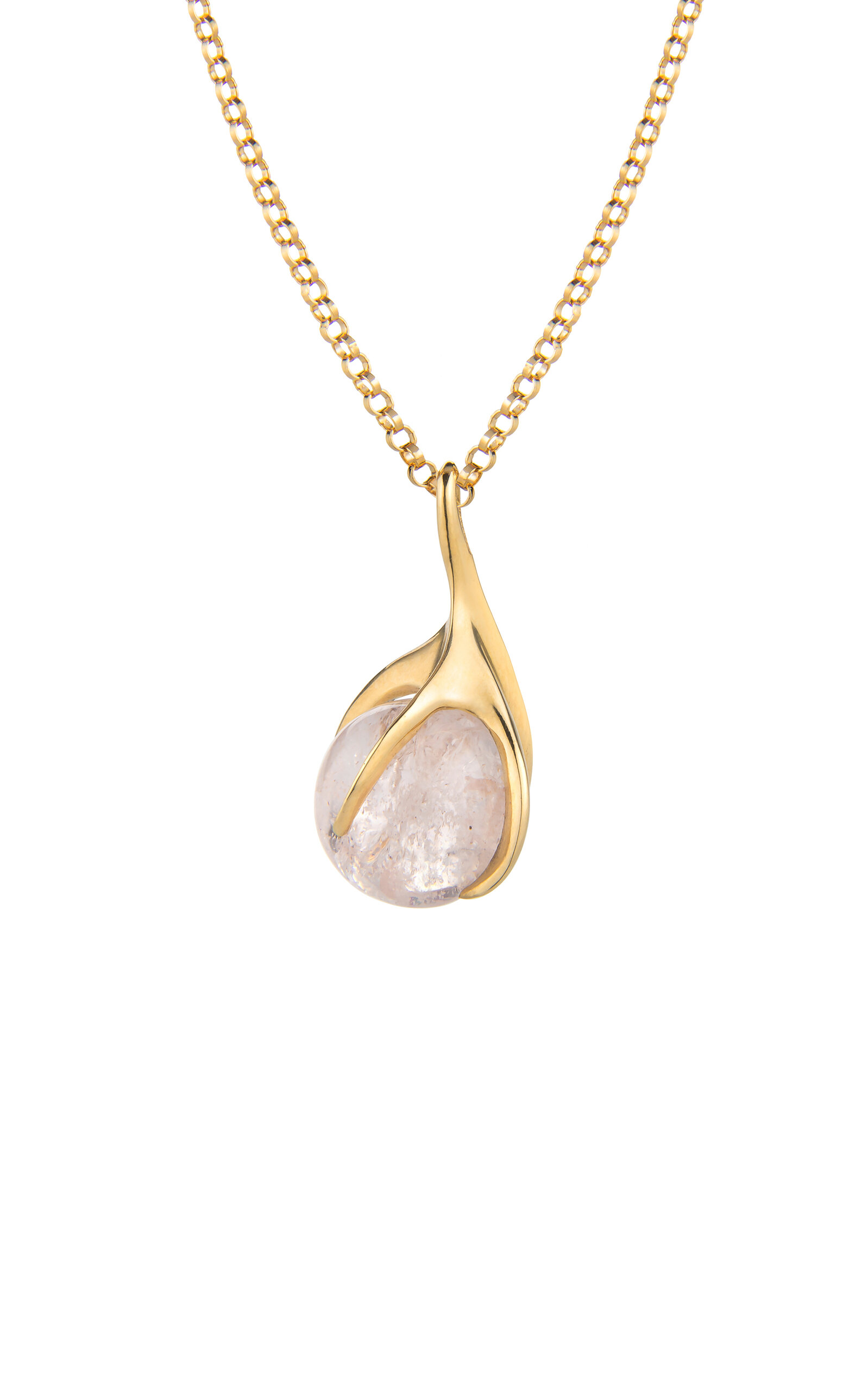 Kika Alvarenga Women's Concha Mini Tourmaline Necklace