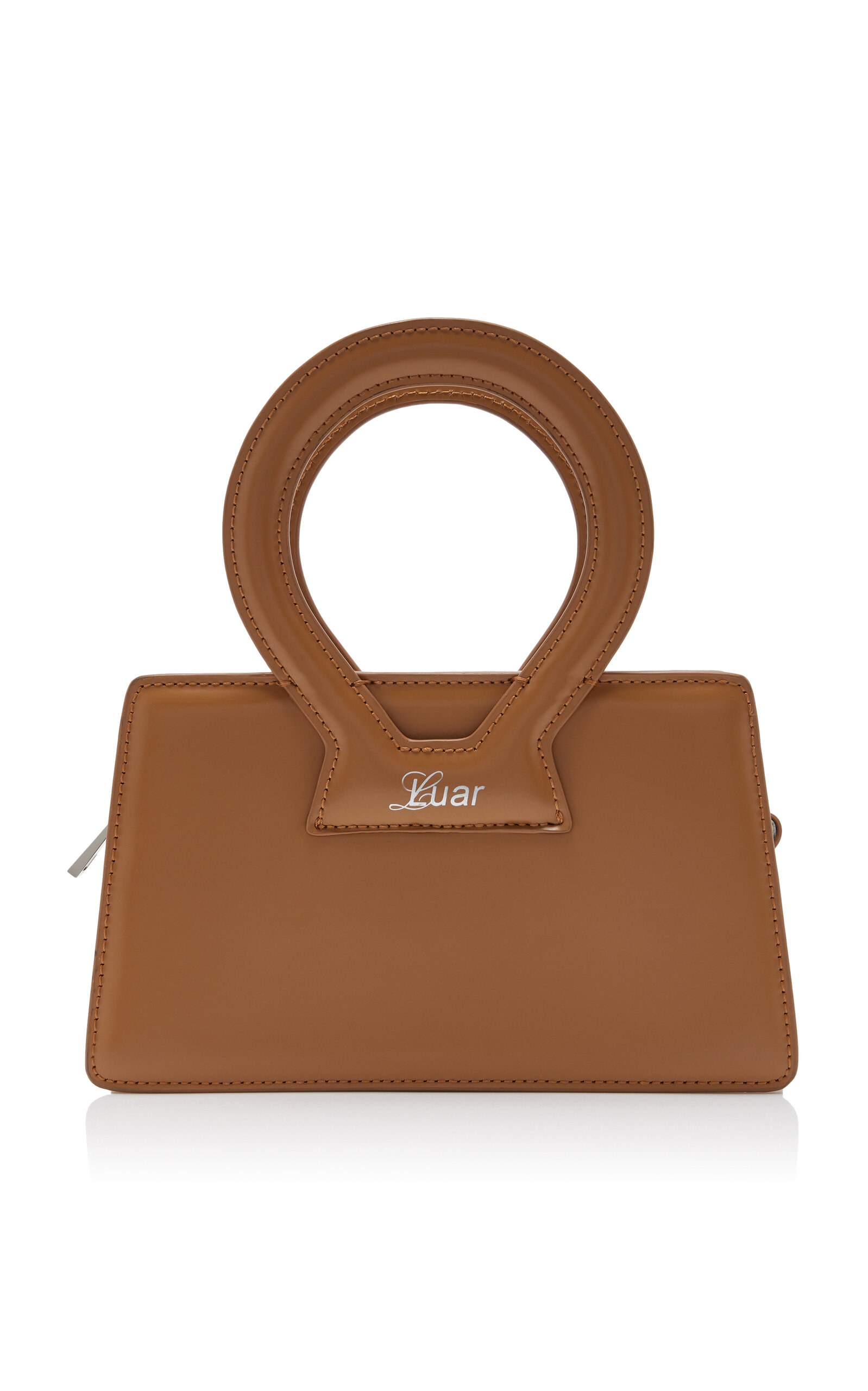 Small Ana Leather Top Handle Bag