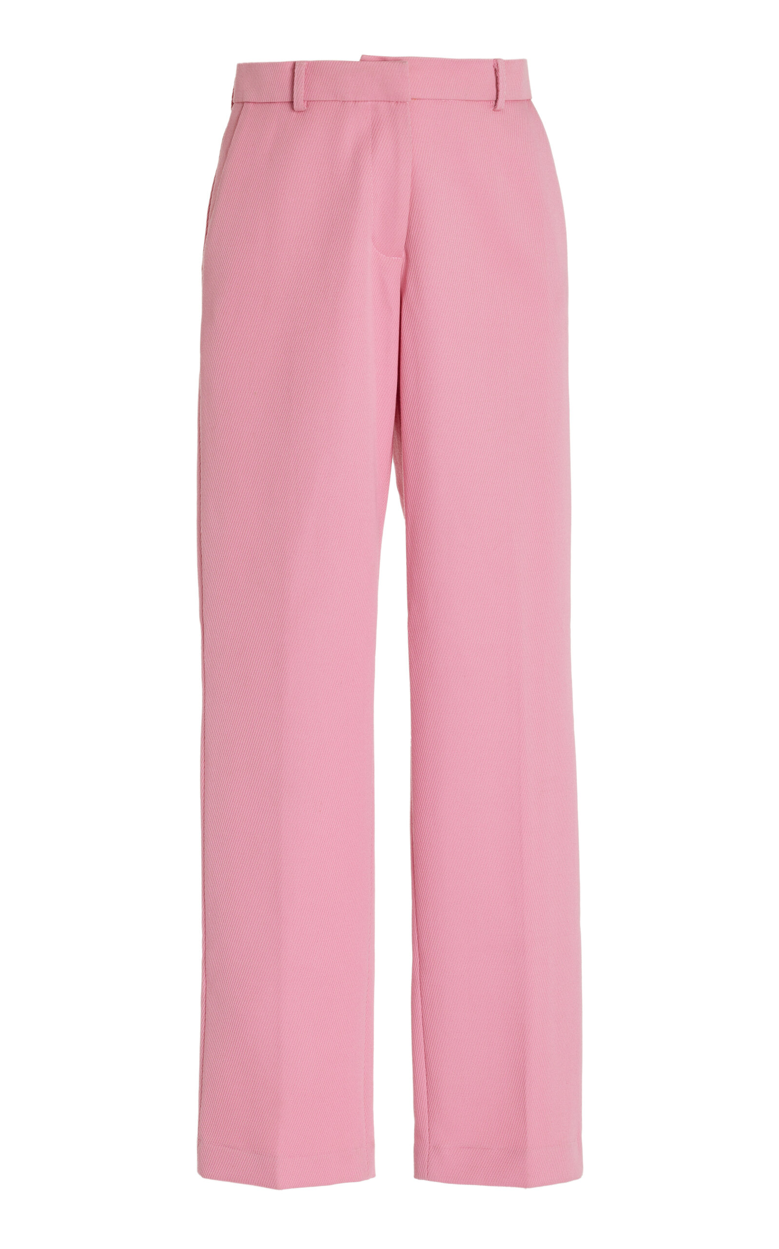 Thebe Magugu Pink High-rise Cigarette Trousers