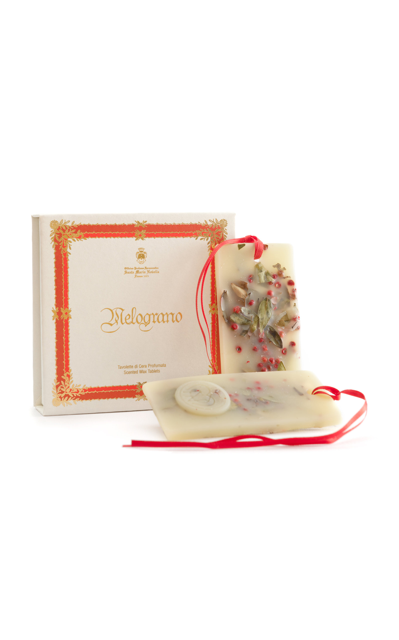 Santa Maria Novella Set-of-two Melograno Wax Tablets In Neutral