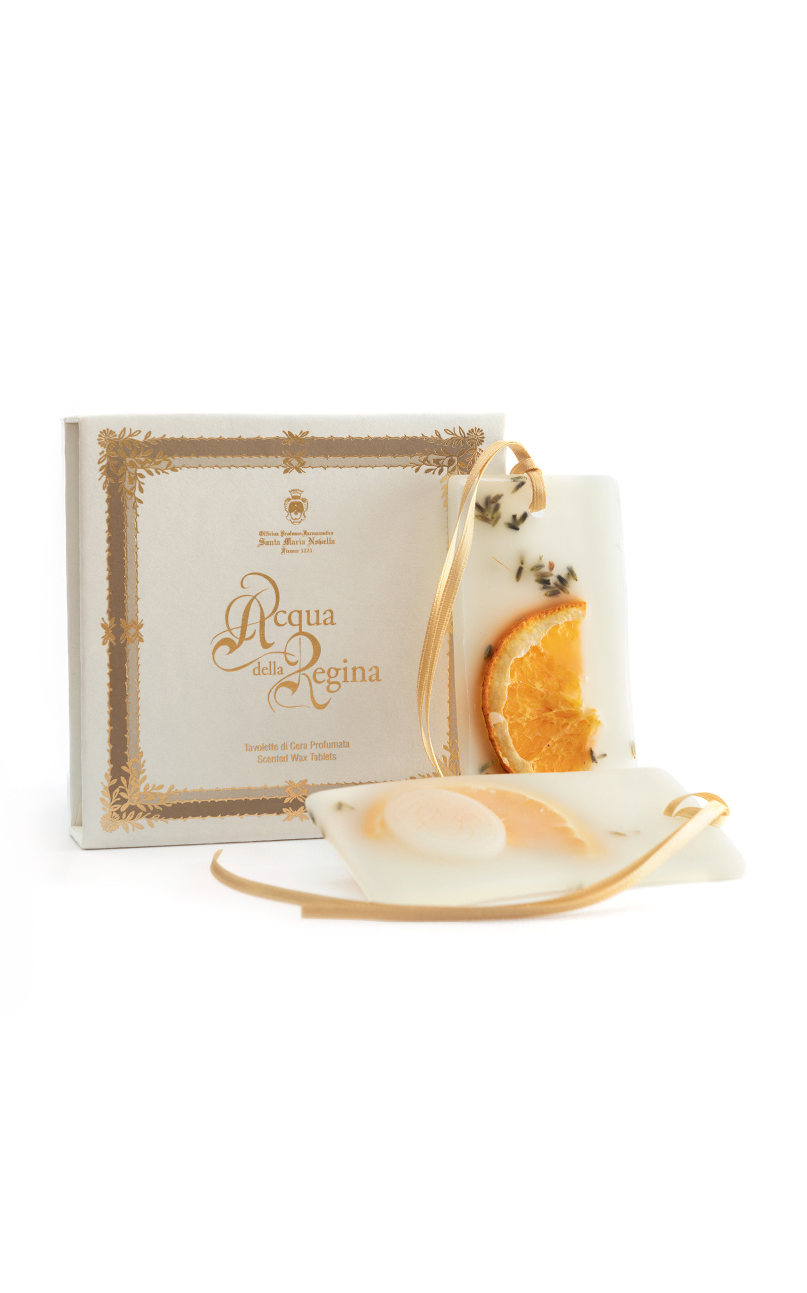 Santa Maria Novella Set-of-two Acqua Della Regina Wax Tablets In Neutral
