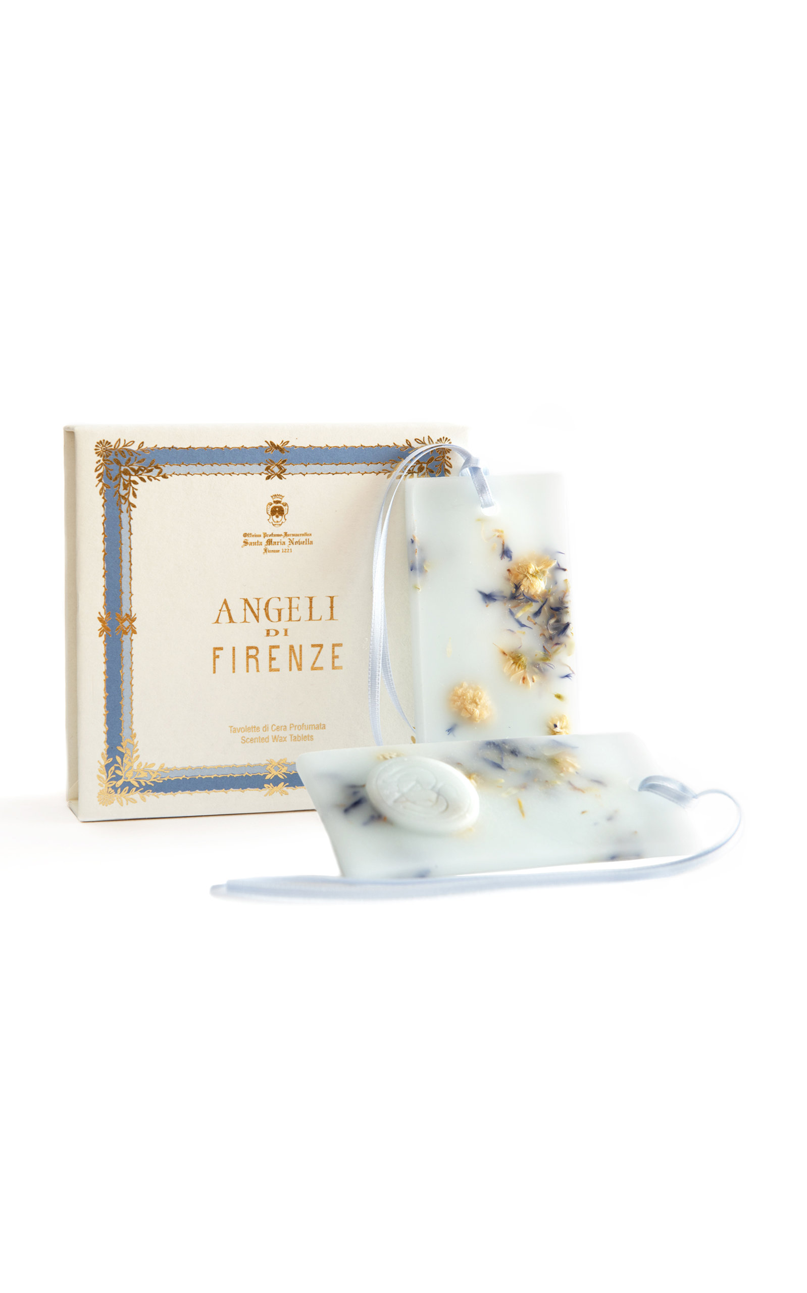 Santa Maria Novella Set-of-two Angeli Di Firenze Wax Tablets In Neutral