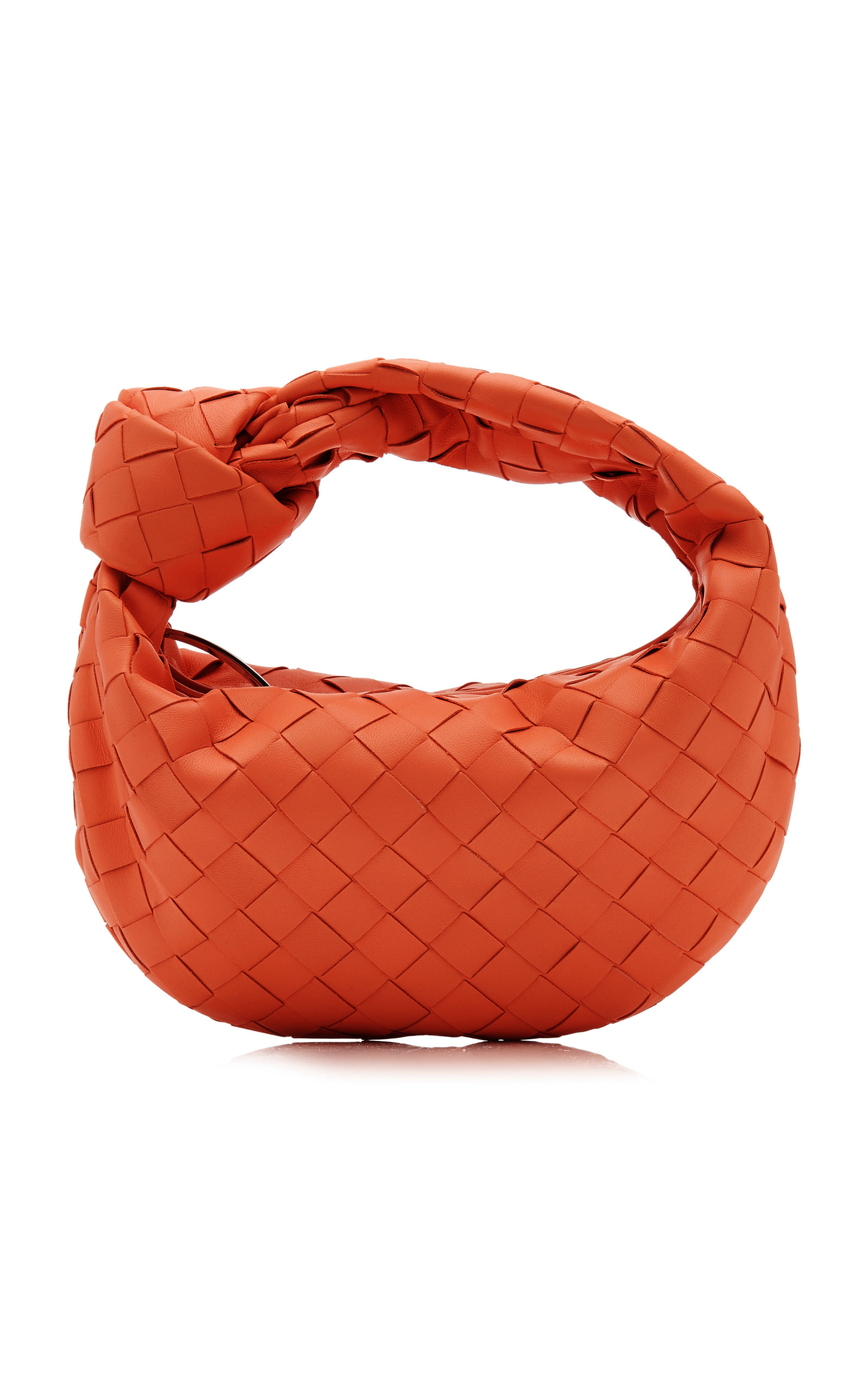 Bottega Veneta - The Mini Jodie Leather Bag - Orange - OS - Moda Operandi