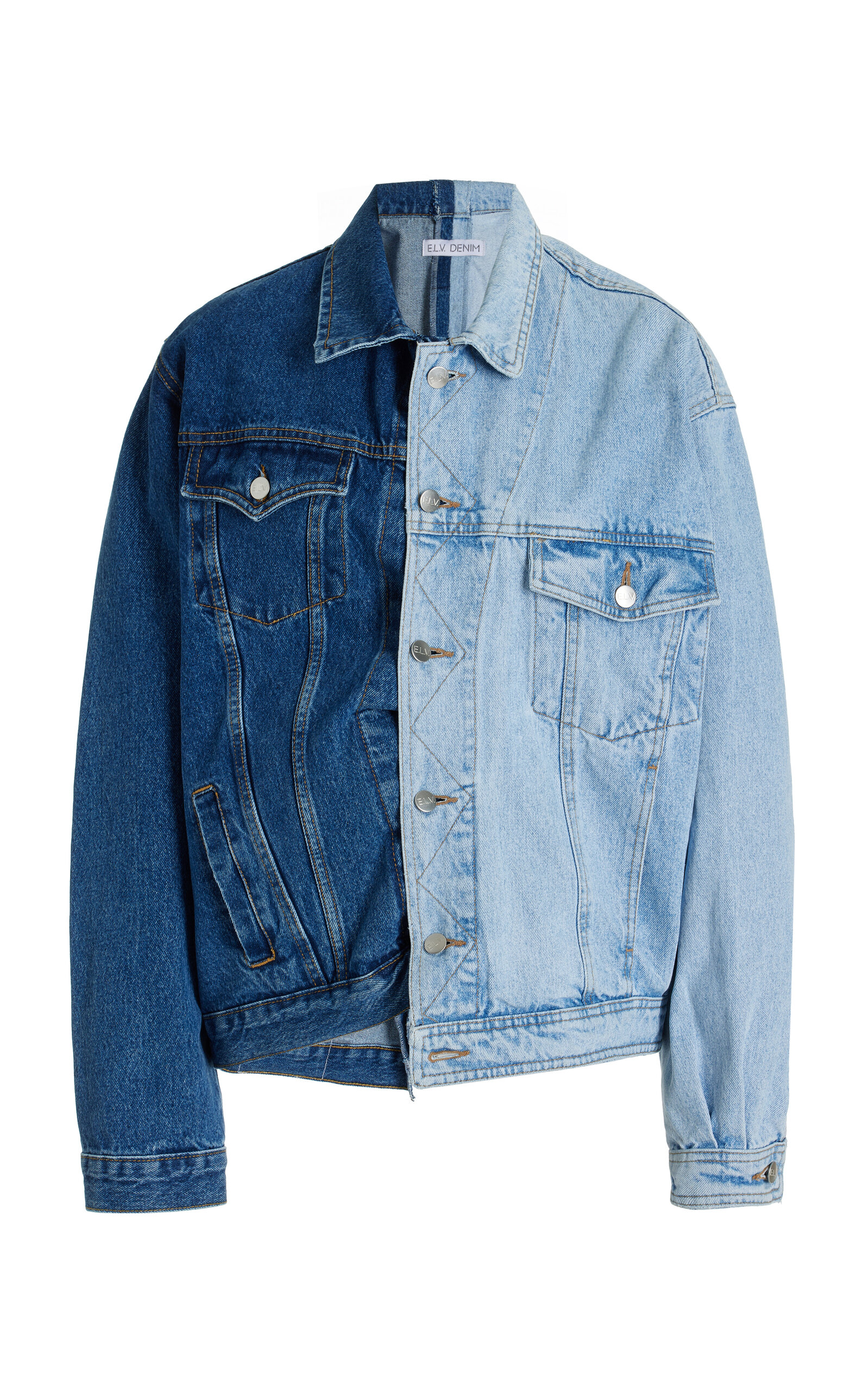 Louis Vuitton 2010s Pre-owned Patchwork Denim Jacket - Blue