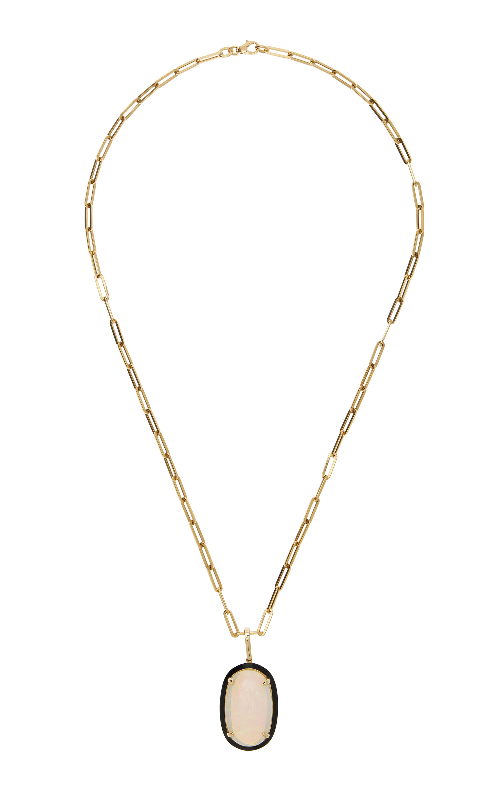 Goshwara Women's 18K Gold; Opal And Black Onyx Necklace
