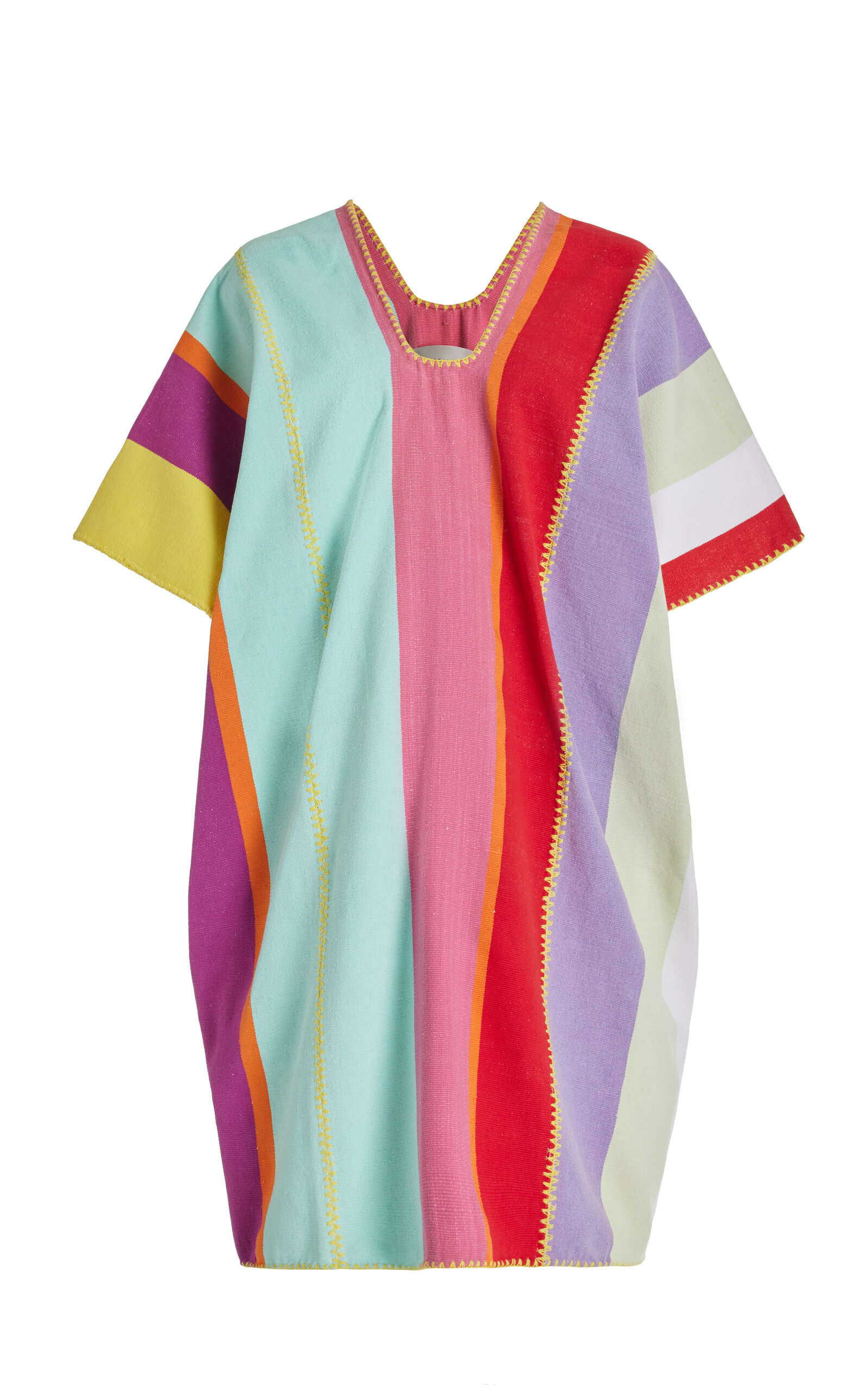 Pippa Holt Women's Striped Cotton Midi Kaftan