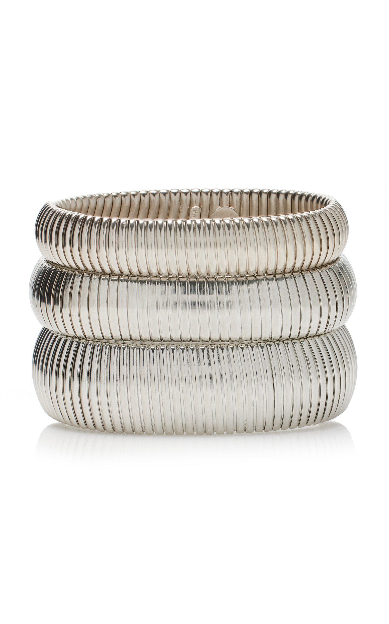 Ben-amun Exclusive Set-of-three Cobra Silver Bracelets