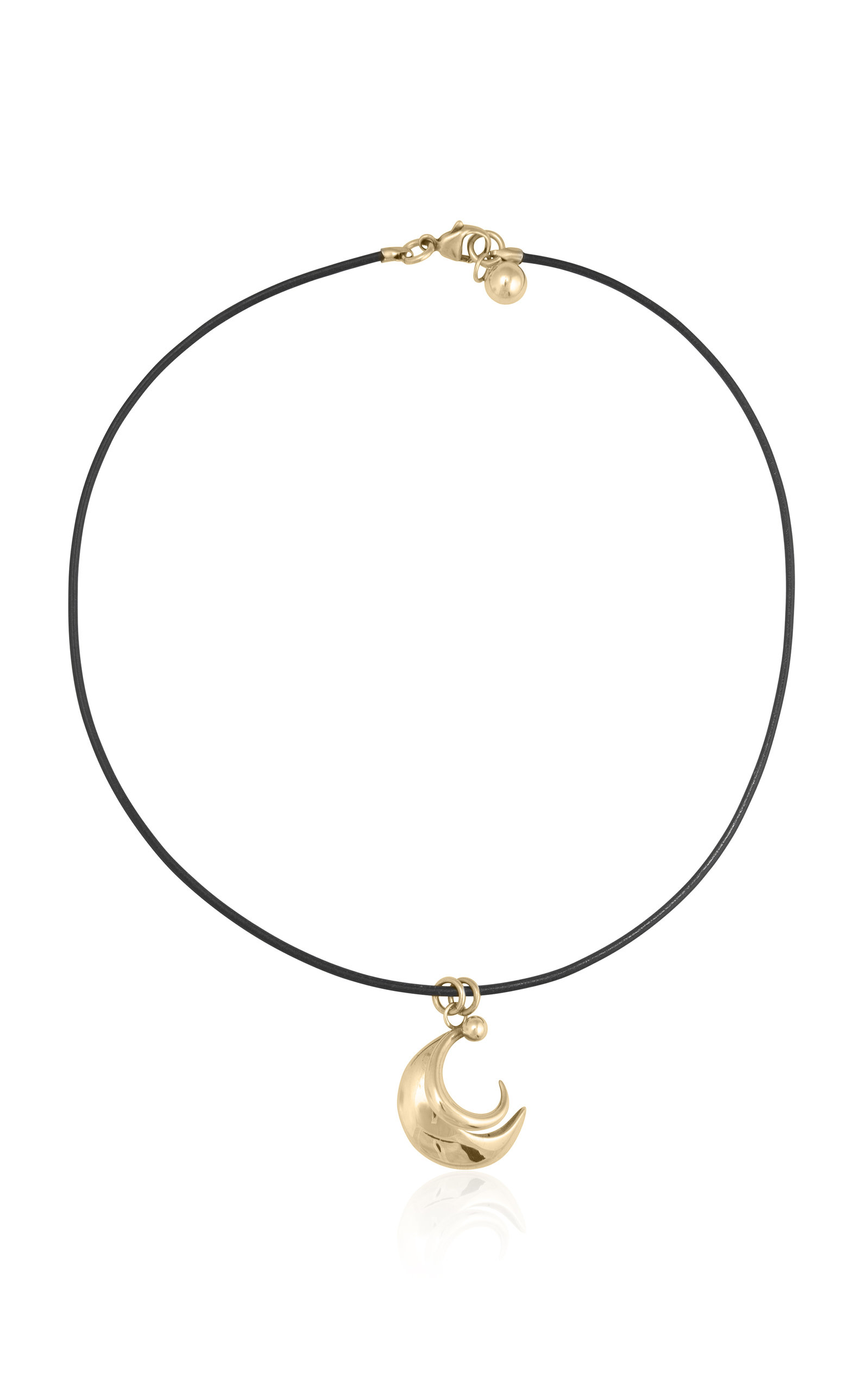 Mounser Women's Blue Cord 14k Gold Vermeil Necklace In Black