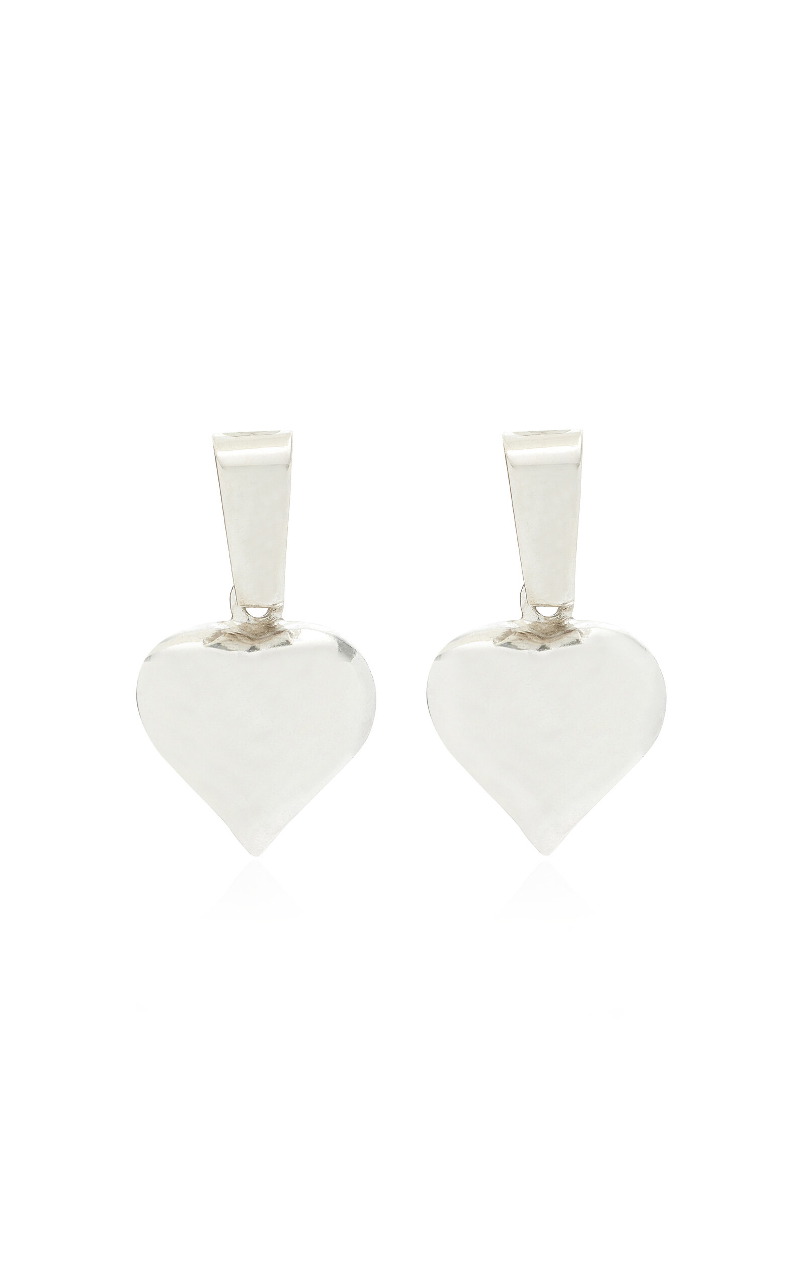 Martine Ali Women's Exclusive Heart Bale Sterling Silver Earrings
