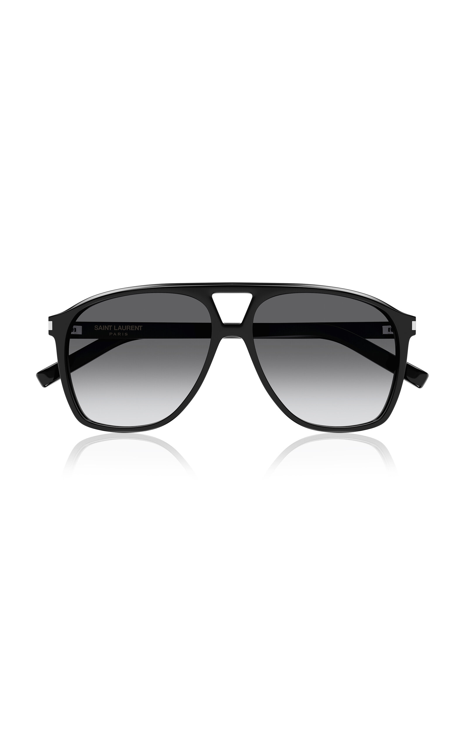 Saint Laurent Dune Aviator-frame Acetate Sunglasses In Black