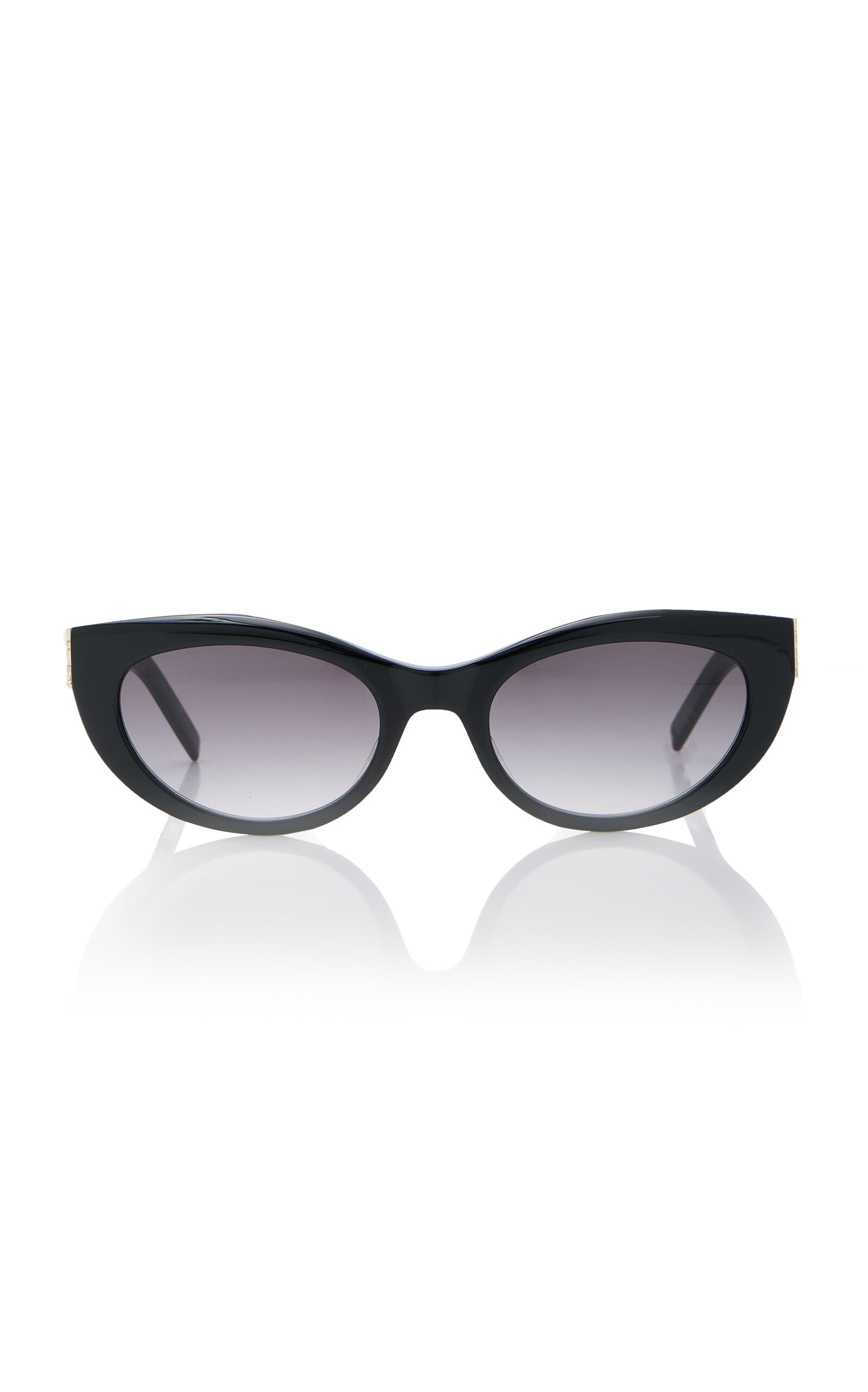 Saint Laurent Ysl Cat-eye Acetate Sunglasses In Black