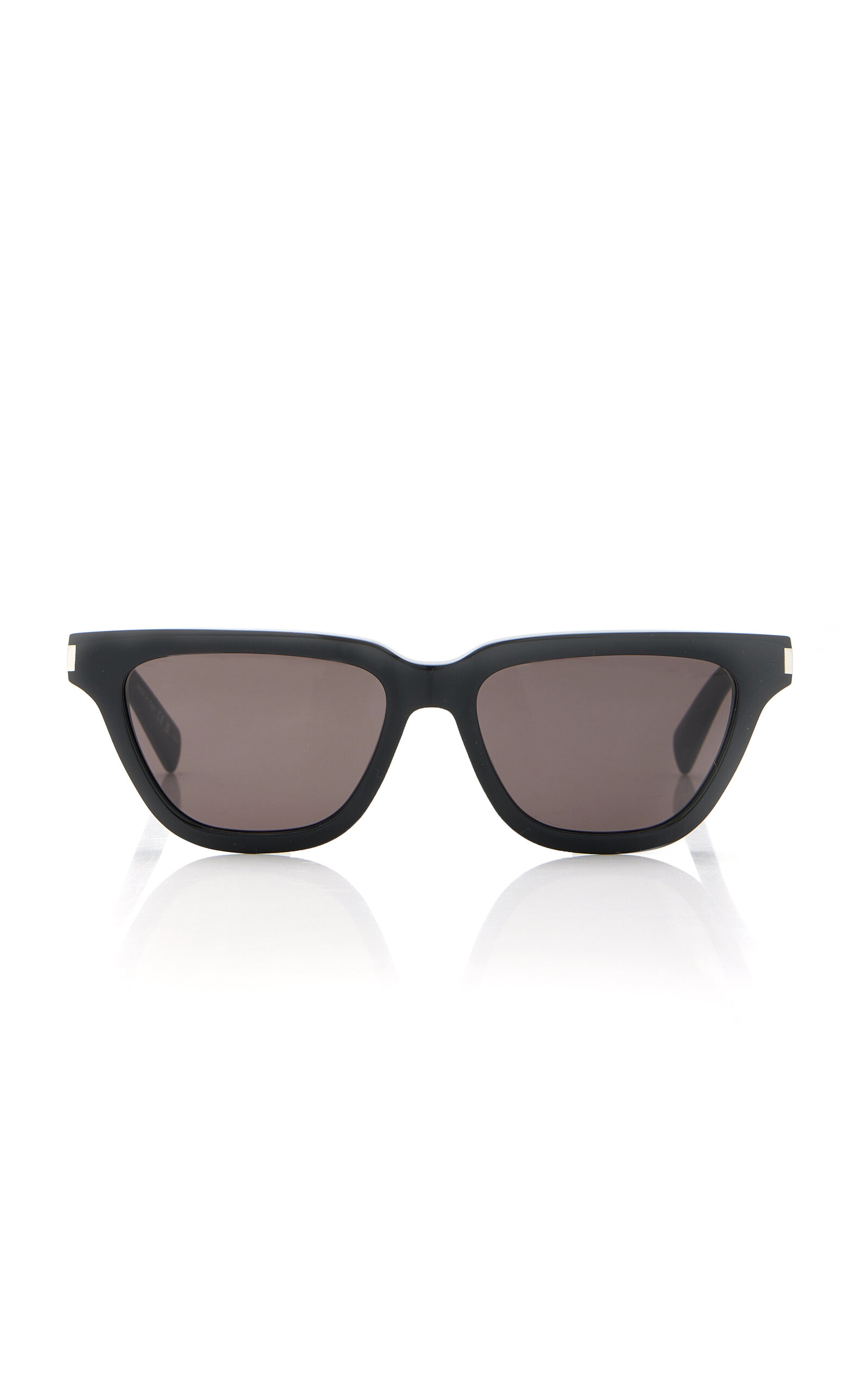 Shop Saint Laurent Sulpice Butterfly-frame Acetate Sunglasses In Black