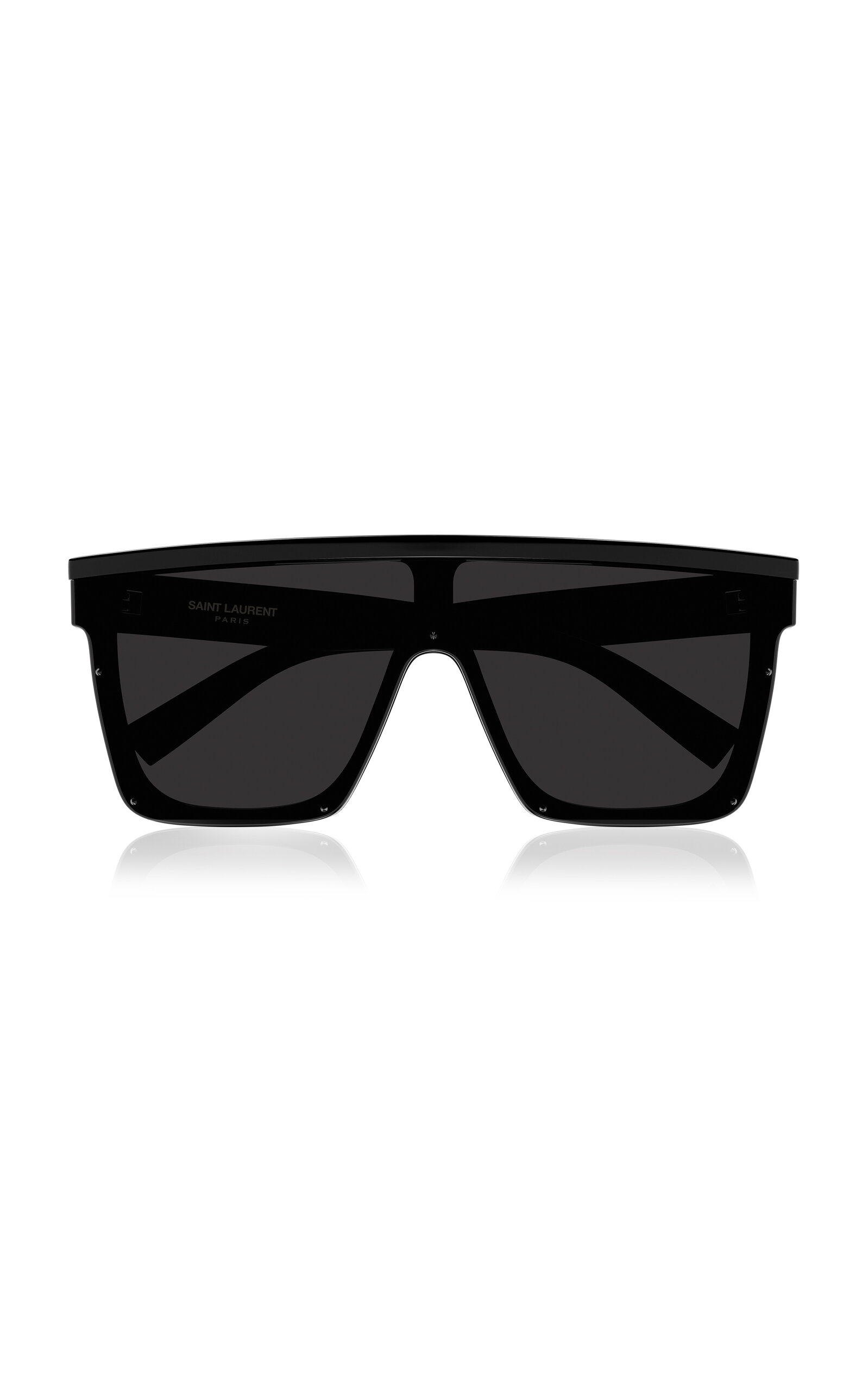 Saint Laurent Mask Square-Frame Acetate Sunglasses