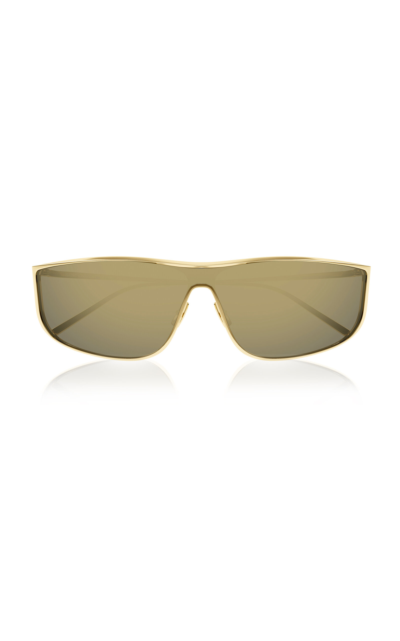 SAINT LAURENT LUNA METAL-FRAME SUNGLASSES