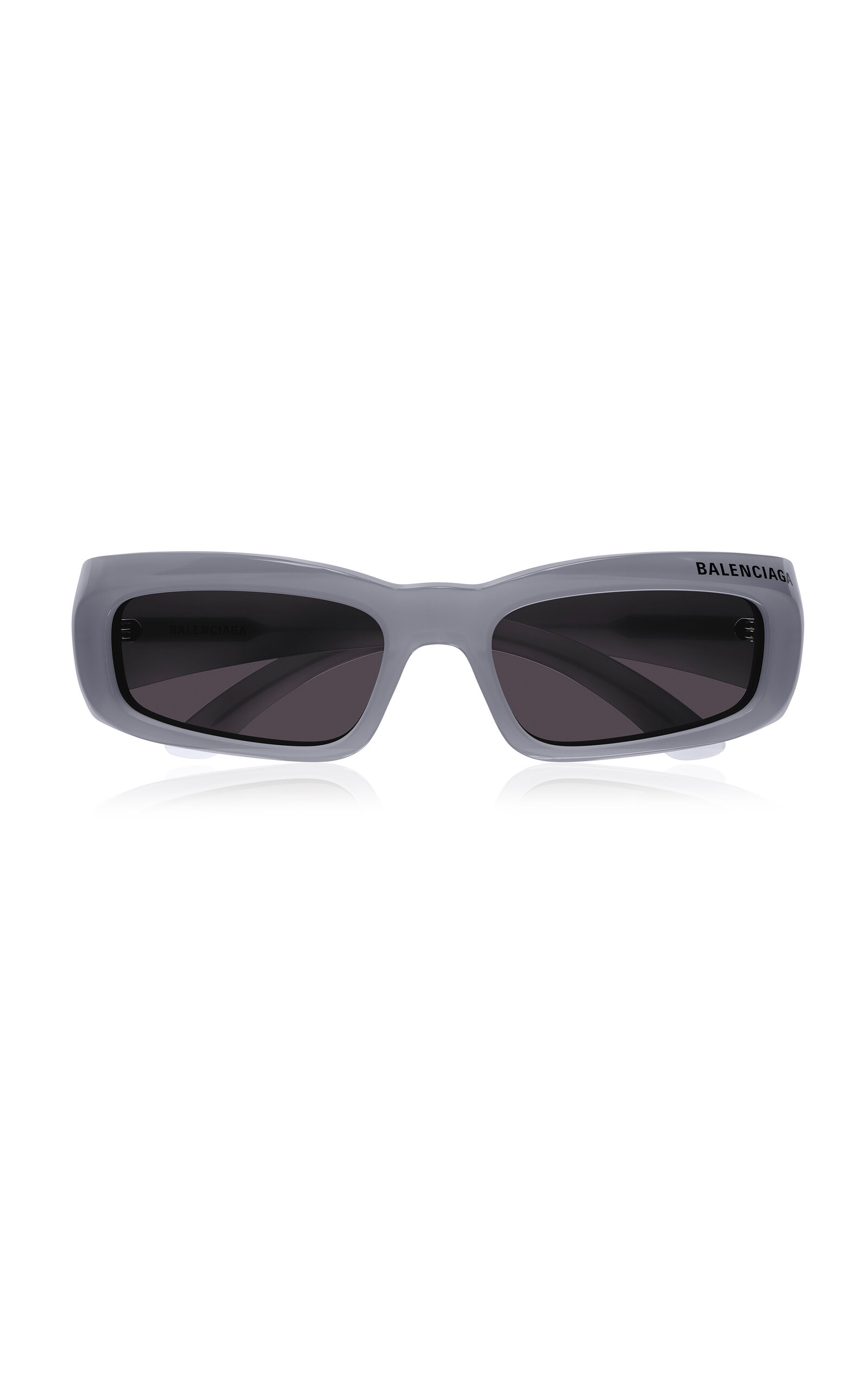 Balenciaga - Square-Frame Acetate Sunglasses - Grey - OS - Moda Operandi