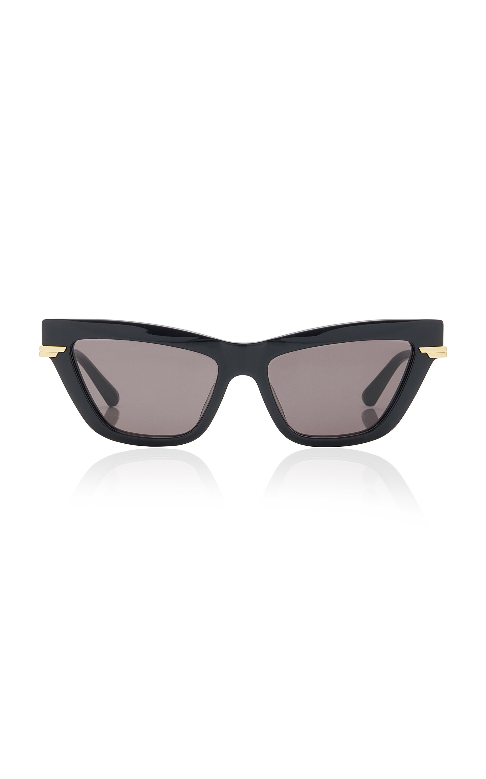 Bottega Veneta Cat-eye Acetate Sunglasses In Black