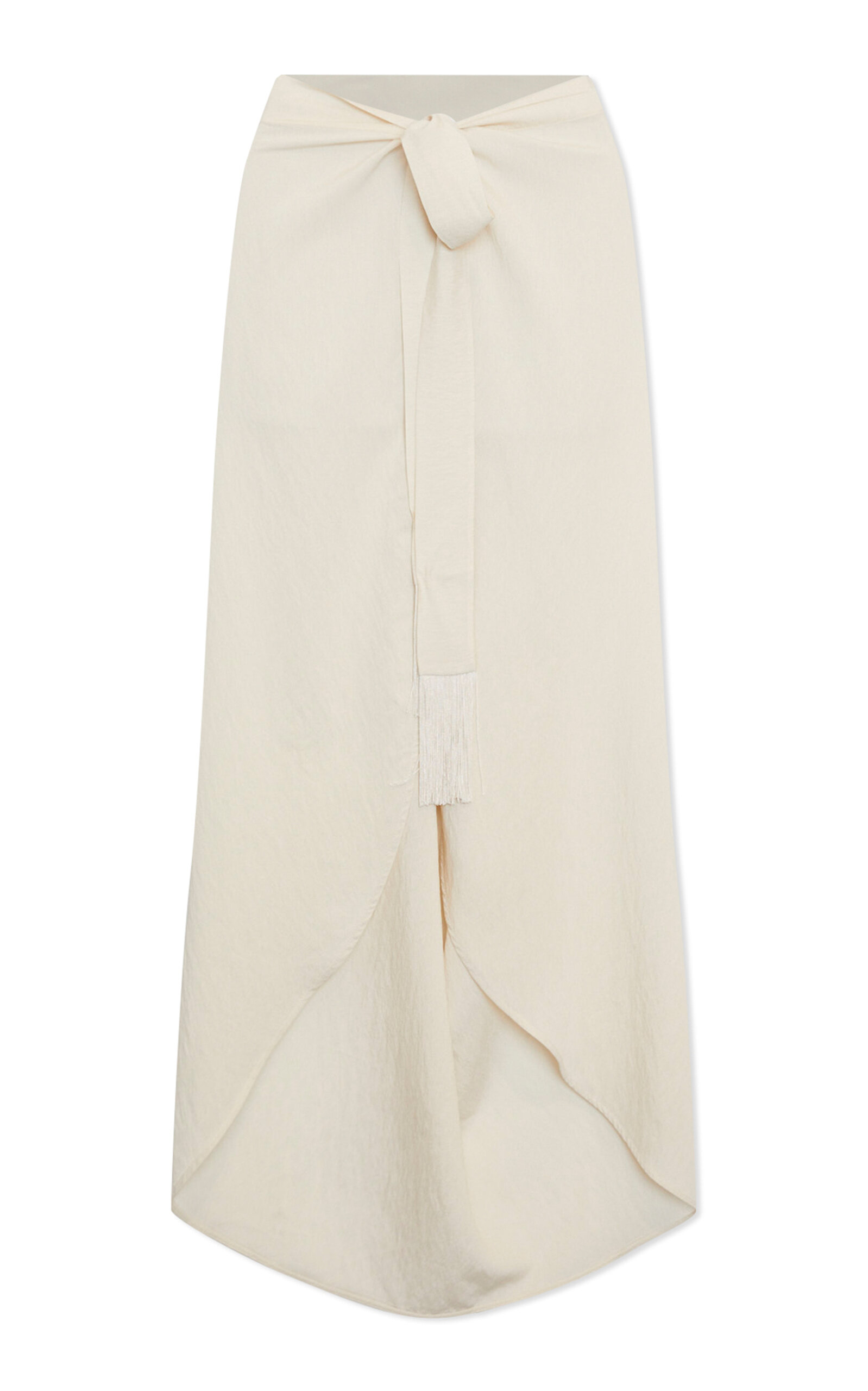 SIMKHAI Women's Makai Fringed Cotton Maxi Wrap Skirt