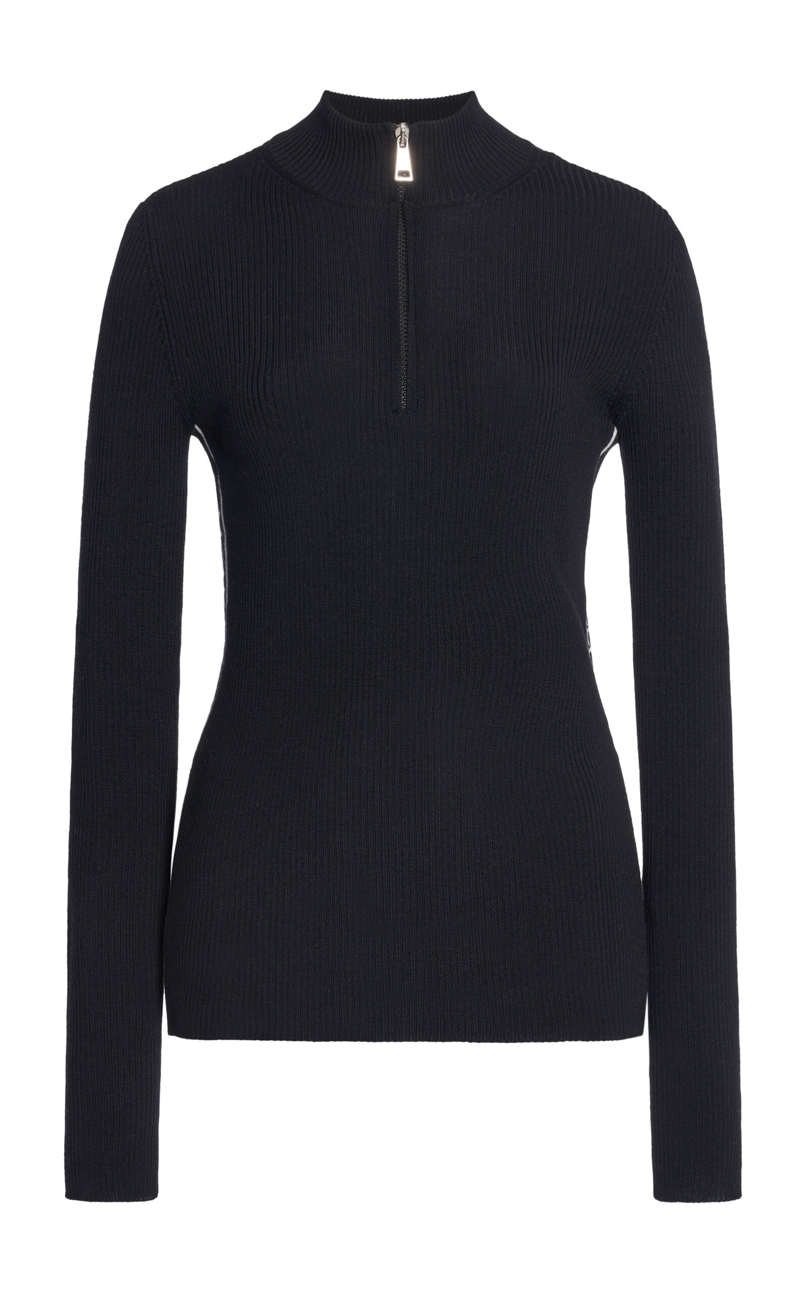 Moncler - Wool Turtleneck  Top - Black - S - Moda Operandi