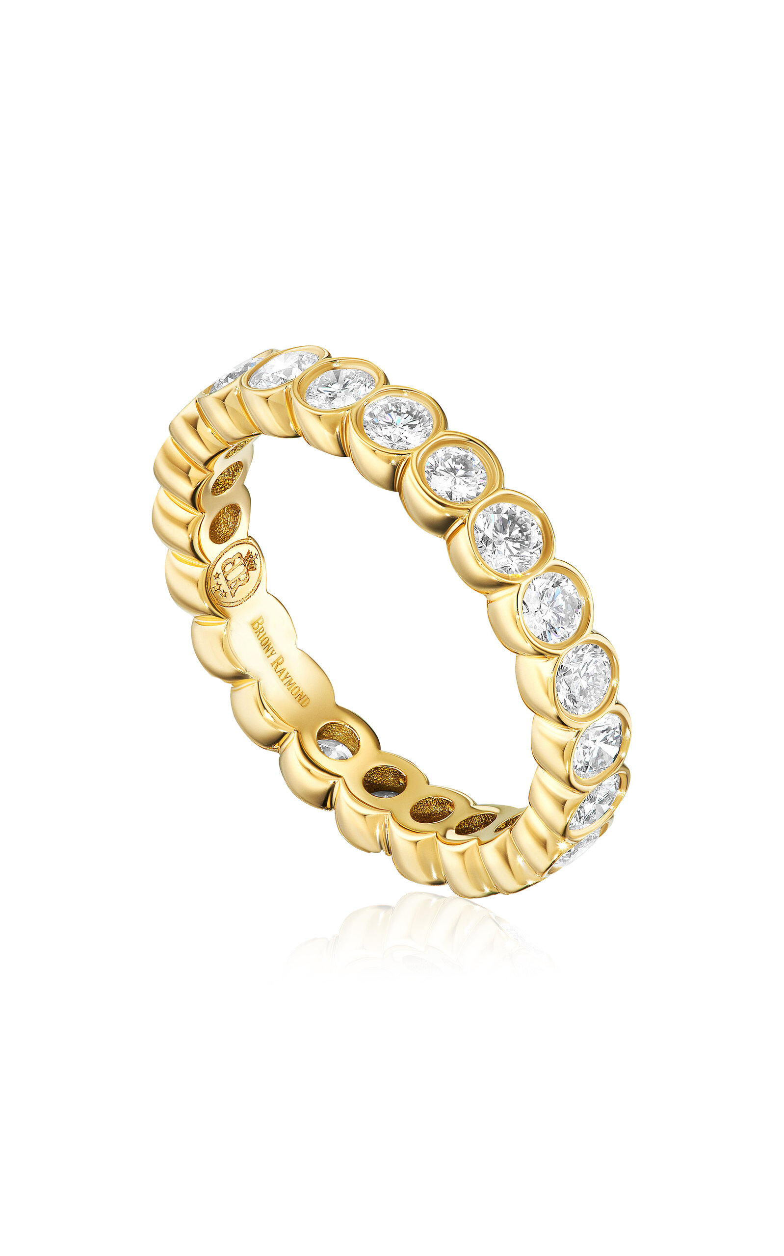 Briony Raymond Aura 18K Yellow Gold Diamond Ring