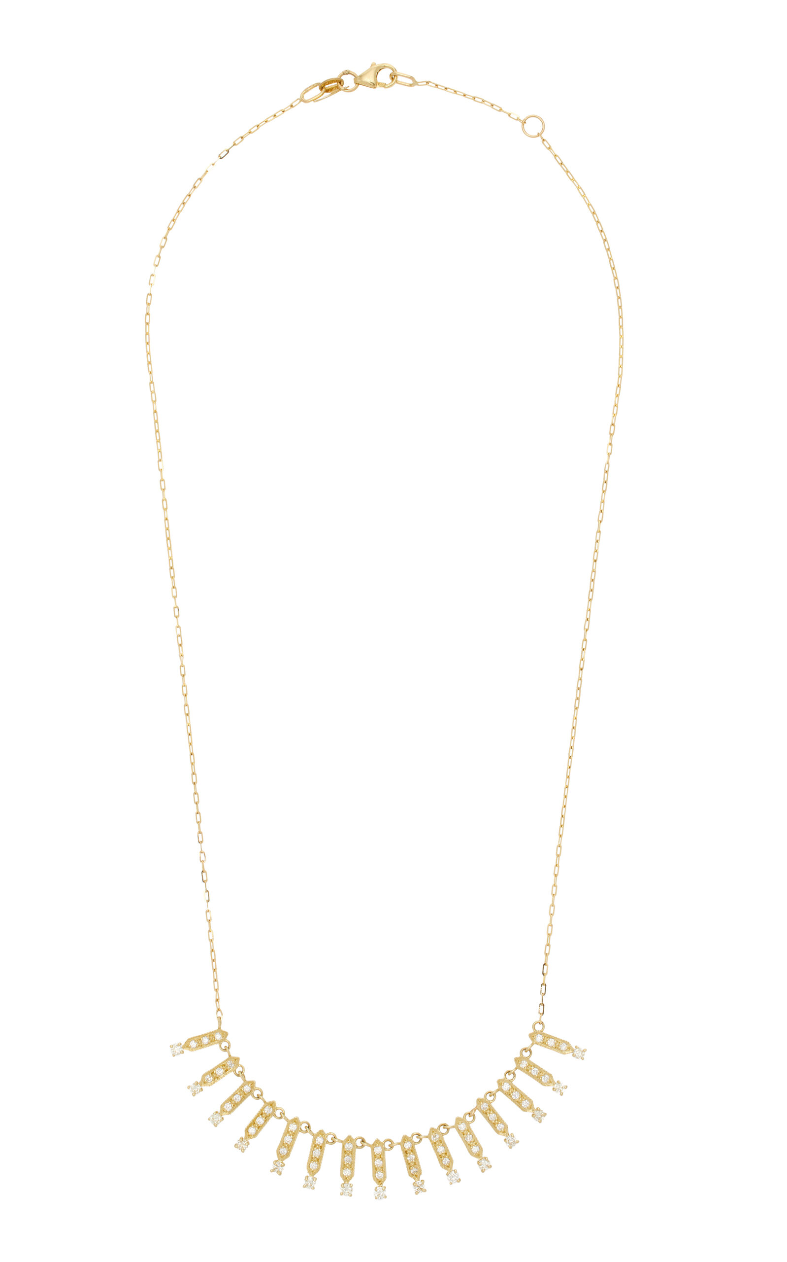 Nadine 14K Yellow Gold Diamond Necklace