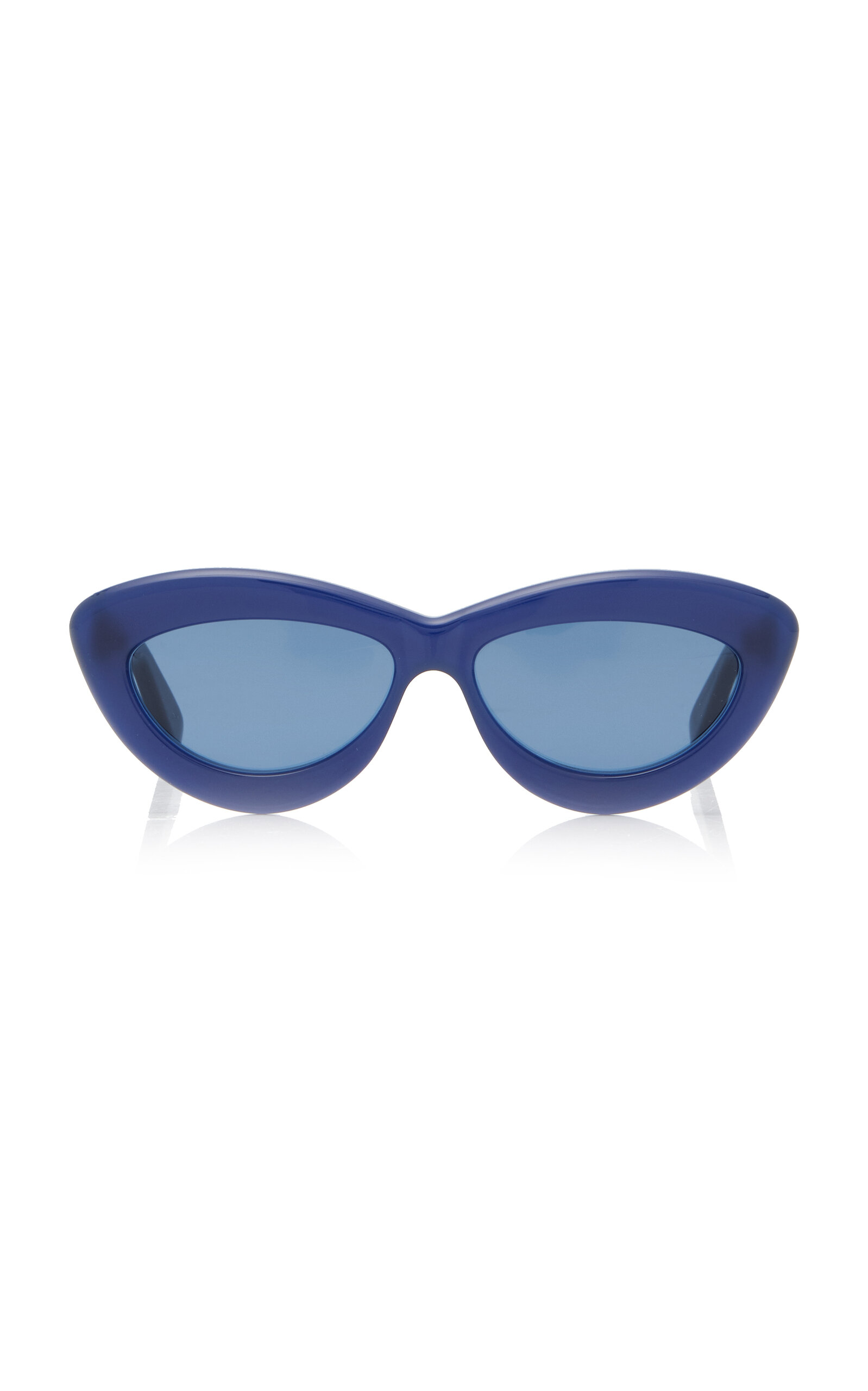 Loewe Womens Midnight Blue G736270x14 Cat-eye Logo-embellished Acetate Sunglasses In Blue