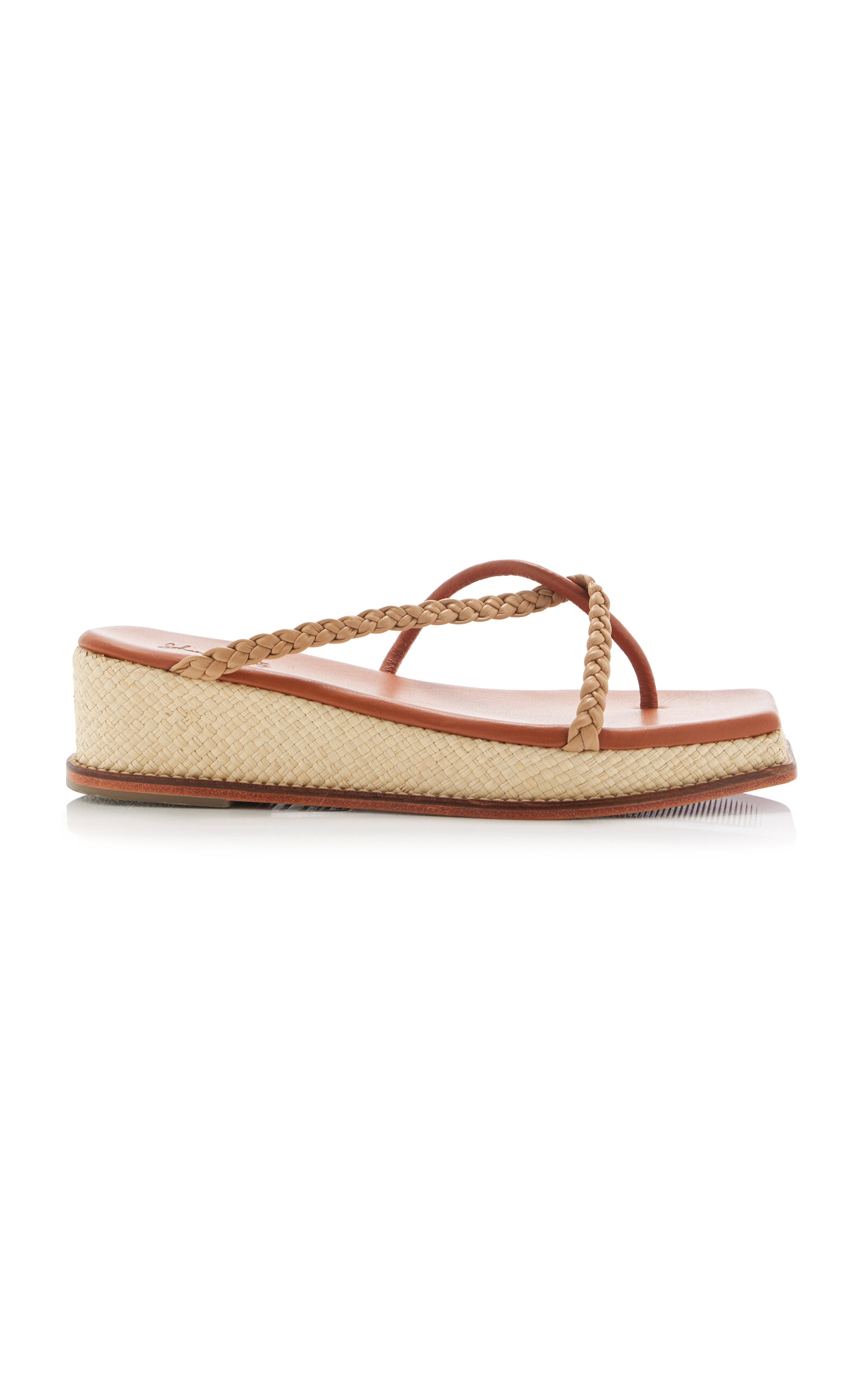 Johanna Ortiz Women's Earthly Heaven Palm; Leather Wedge Sandals