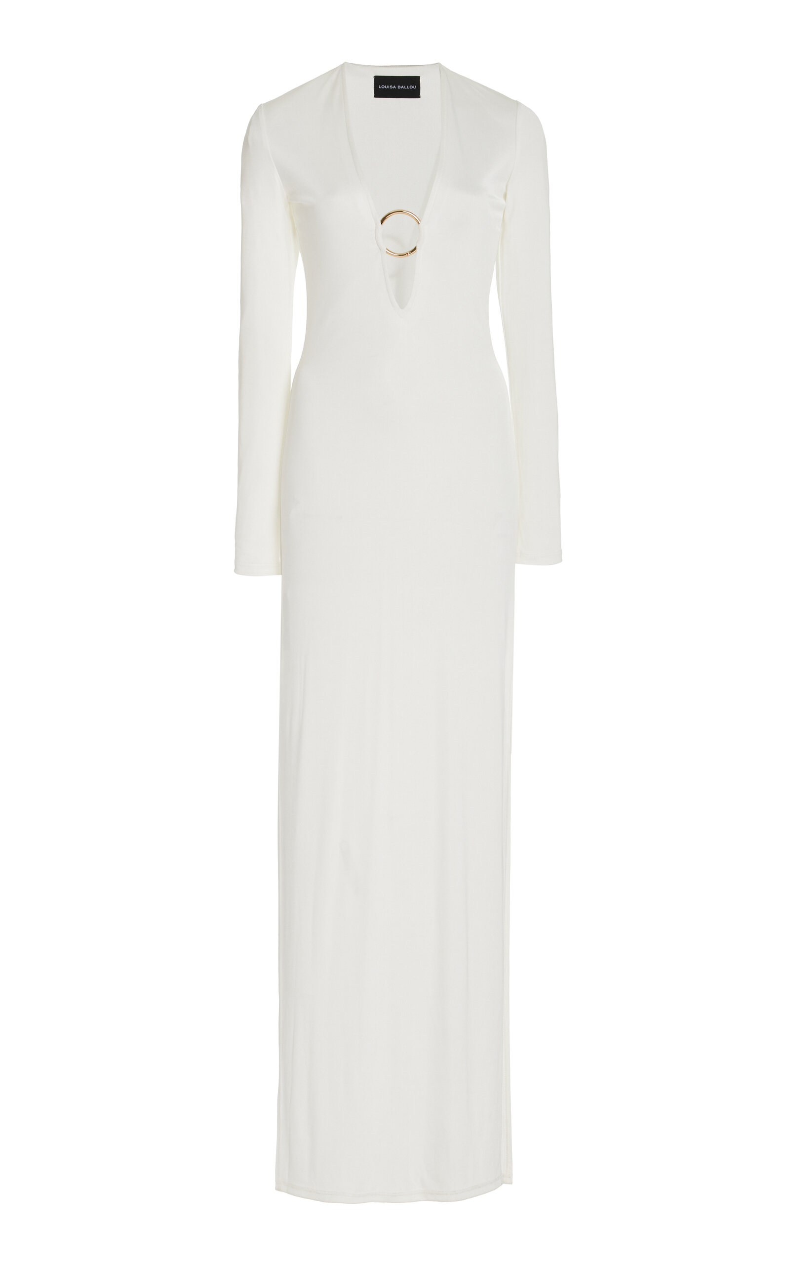 LOUISA BALLOU HELIOS STRETCH-JERSEY MAXI DRESS