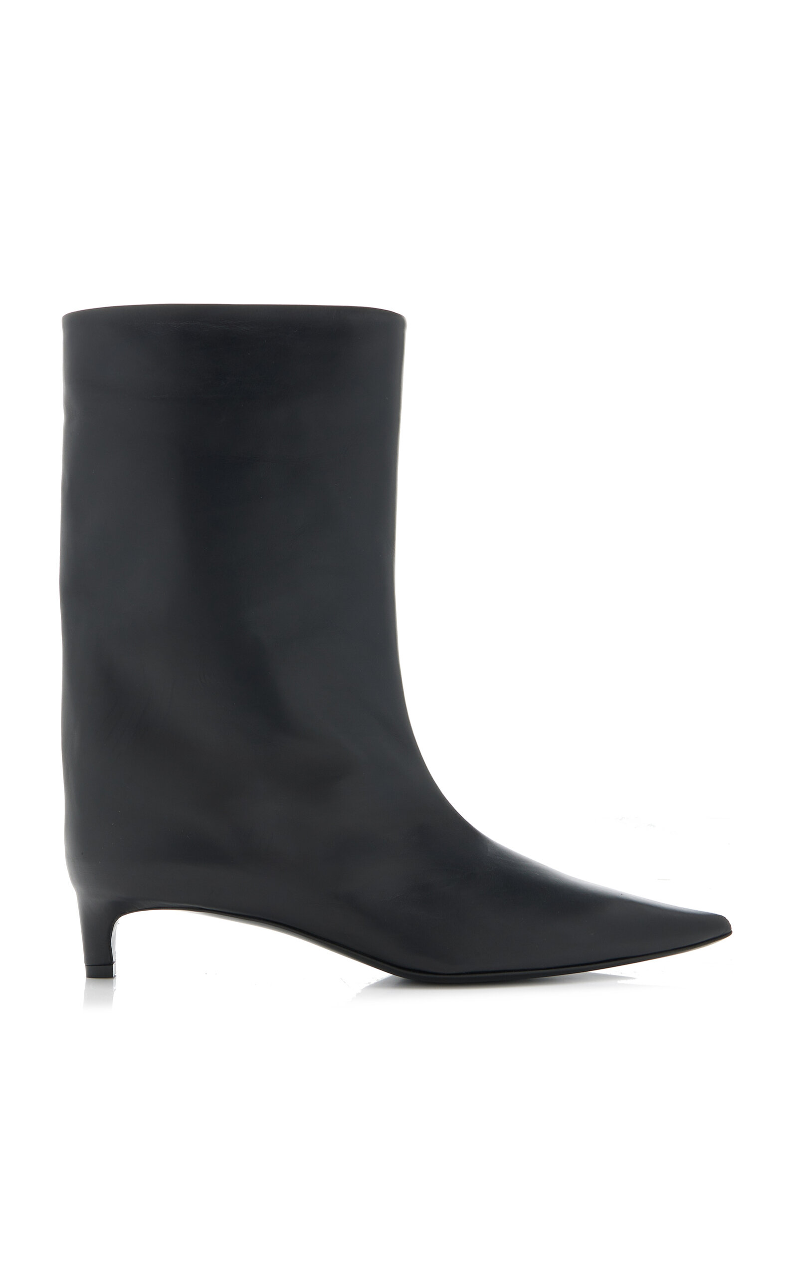 Jil Sander Half Boot In Black