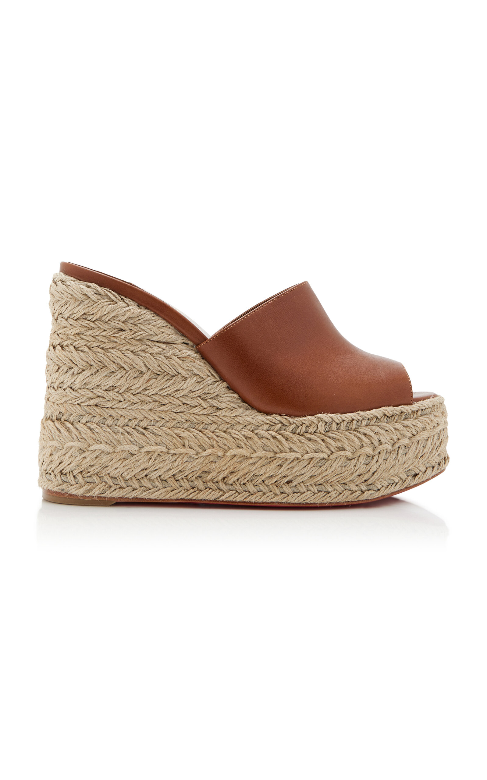 Christian Louboutin Women's Ariella 130mm Leather Wedge Sandals