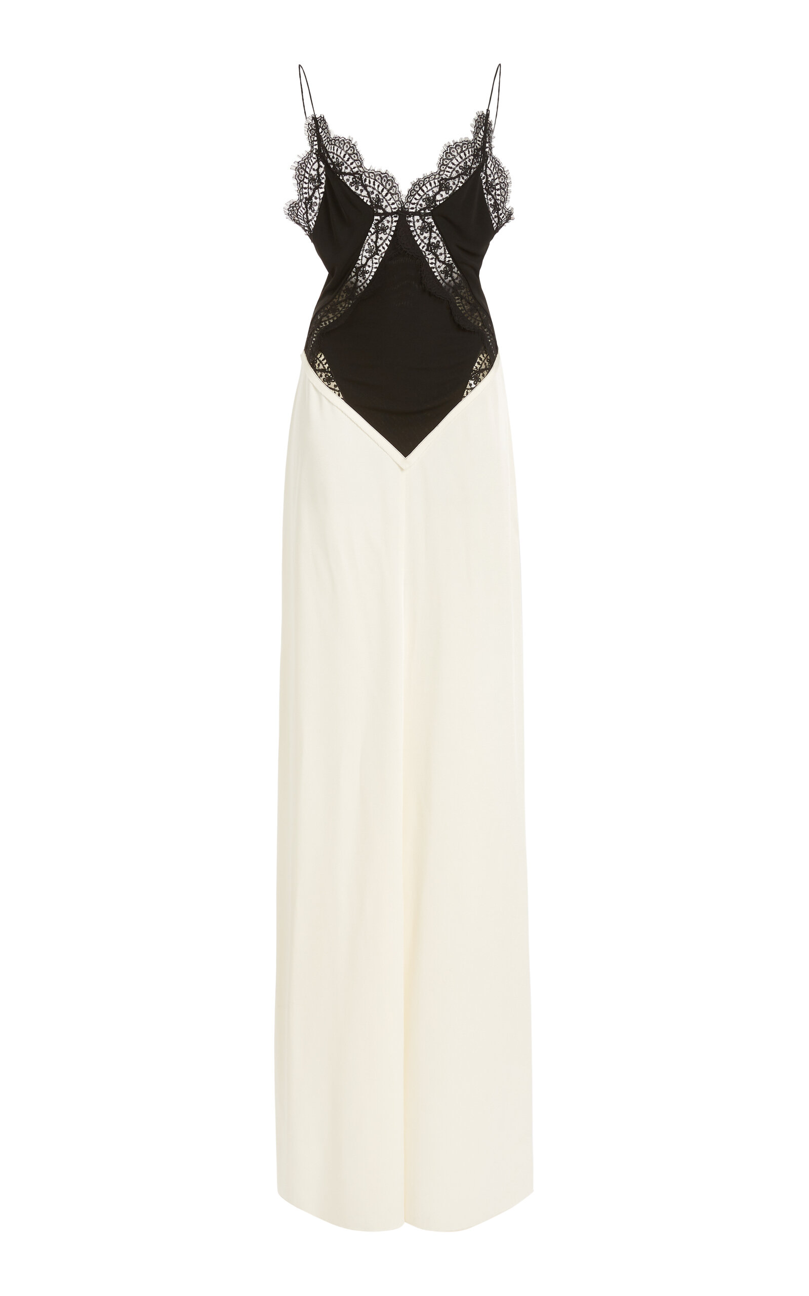 chinese dress ladies Floor-Length Cami Dress In Ivory – Victoria Beckham UK