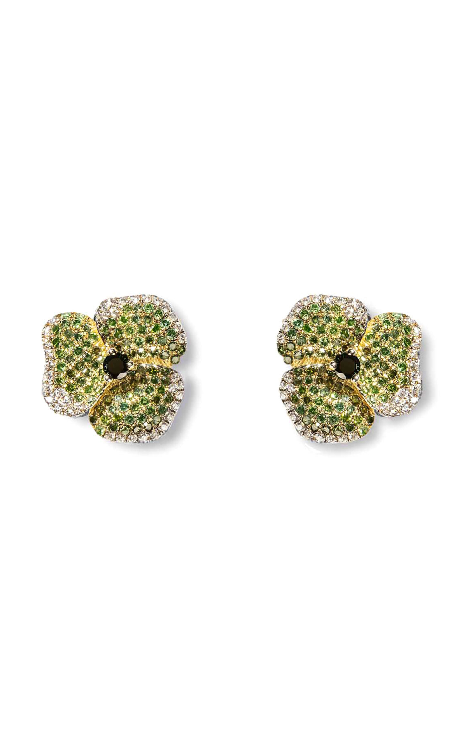 AS29 Women's One of a Kind Bloom 18K Yellow Gold Earrings