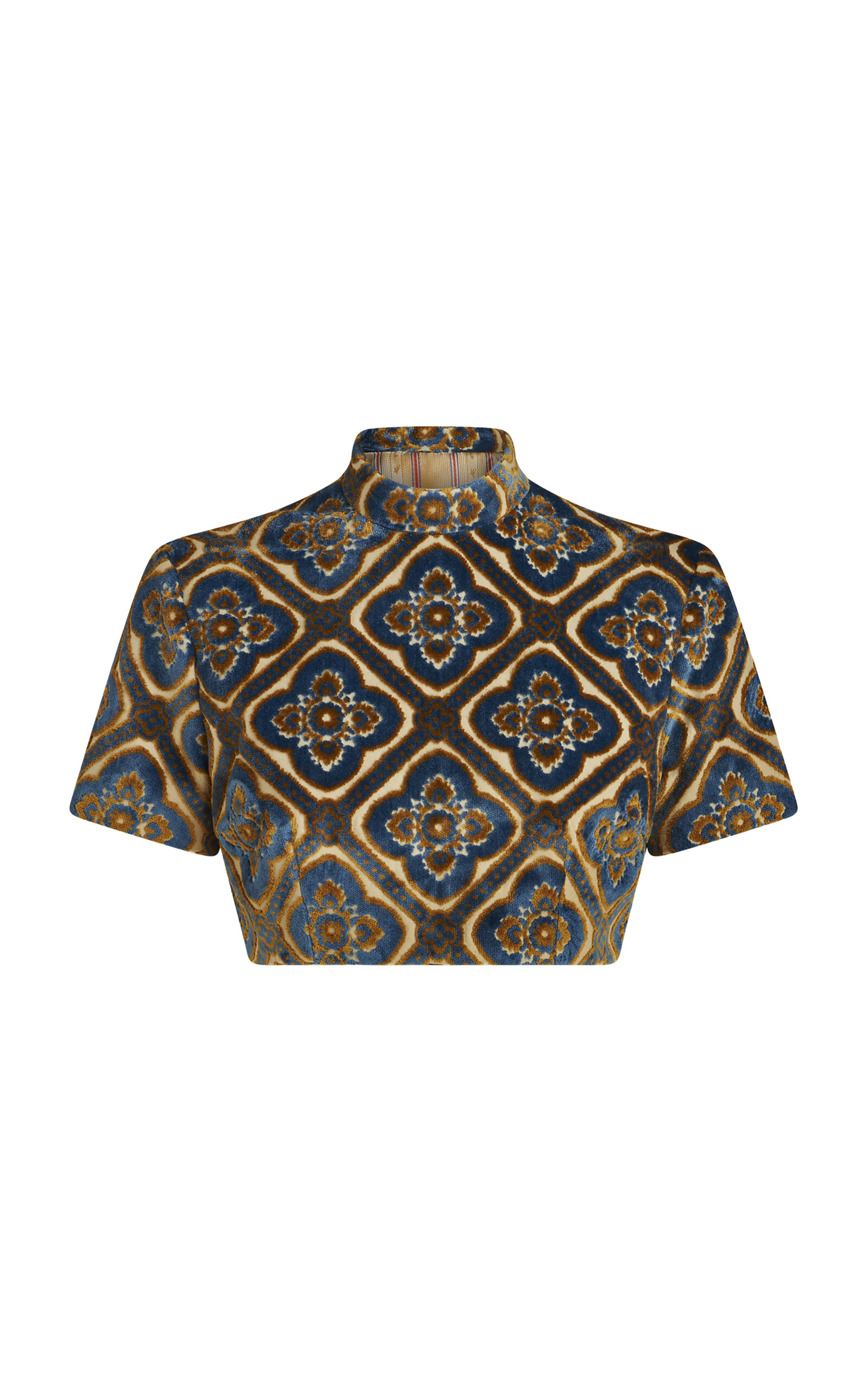 ETRO PRINTED CROPPED TOP
