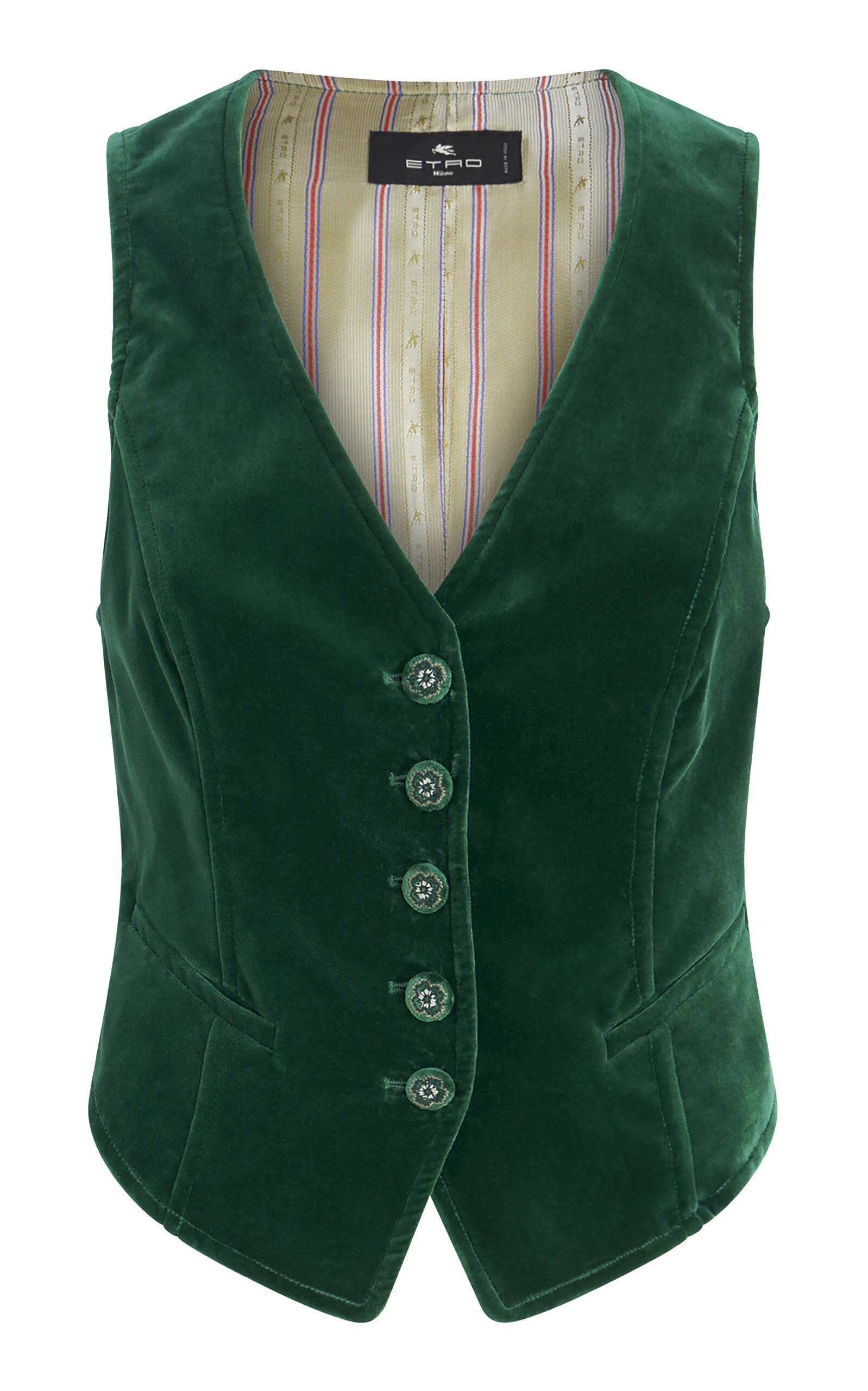 ETRO WOMEN'S VELVET VEST