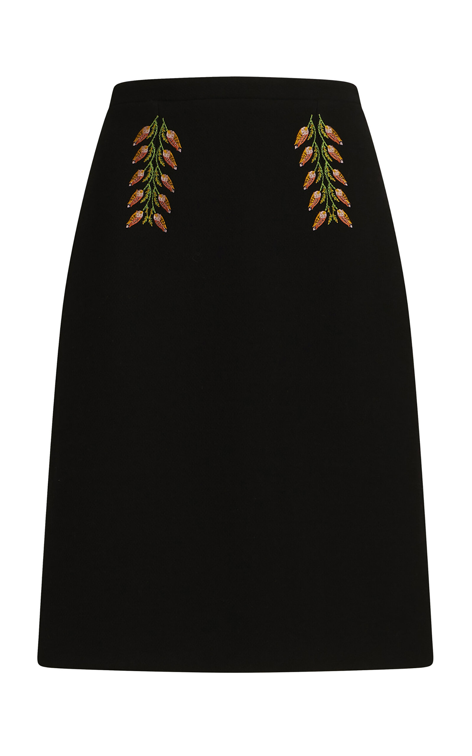 ETRO EMBROIDERED KNEE-LENGTH SKIRT