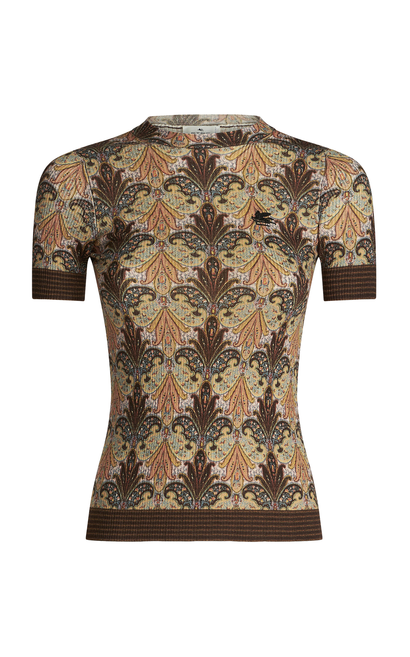 Etro Woman Sweater Black Size 12 Virgin Wool In Neutral