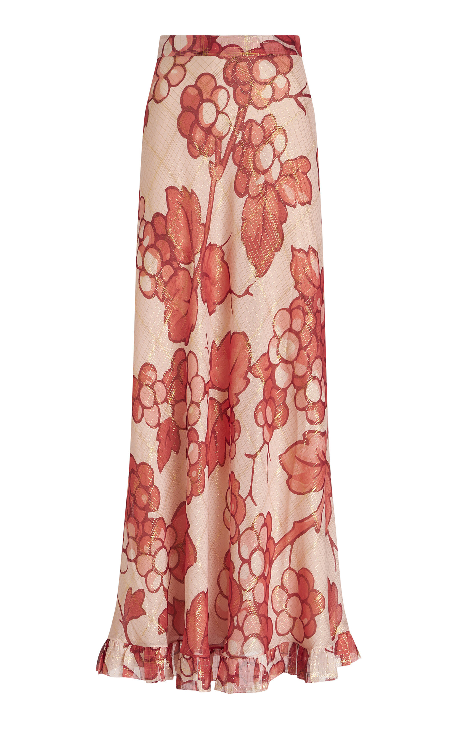 Etro Printed Maxi Skirt In Pink