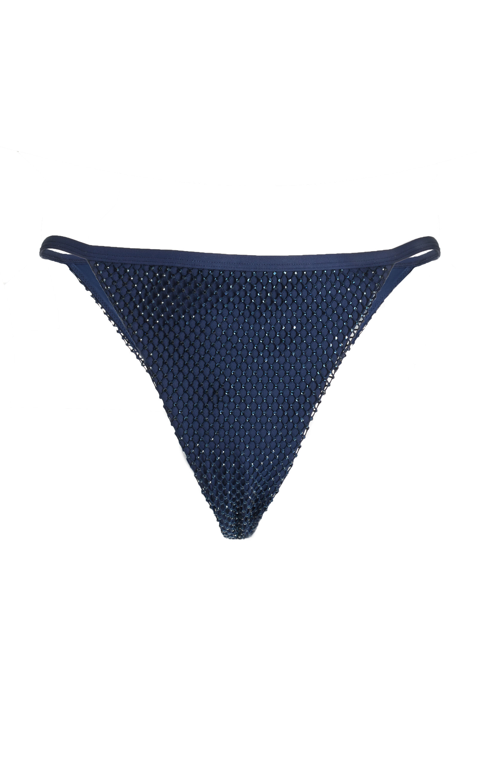 SIMKHAI Women's Moxie Crystal-Mesh Bikini Bottom